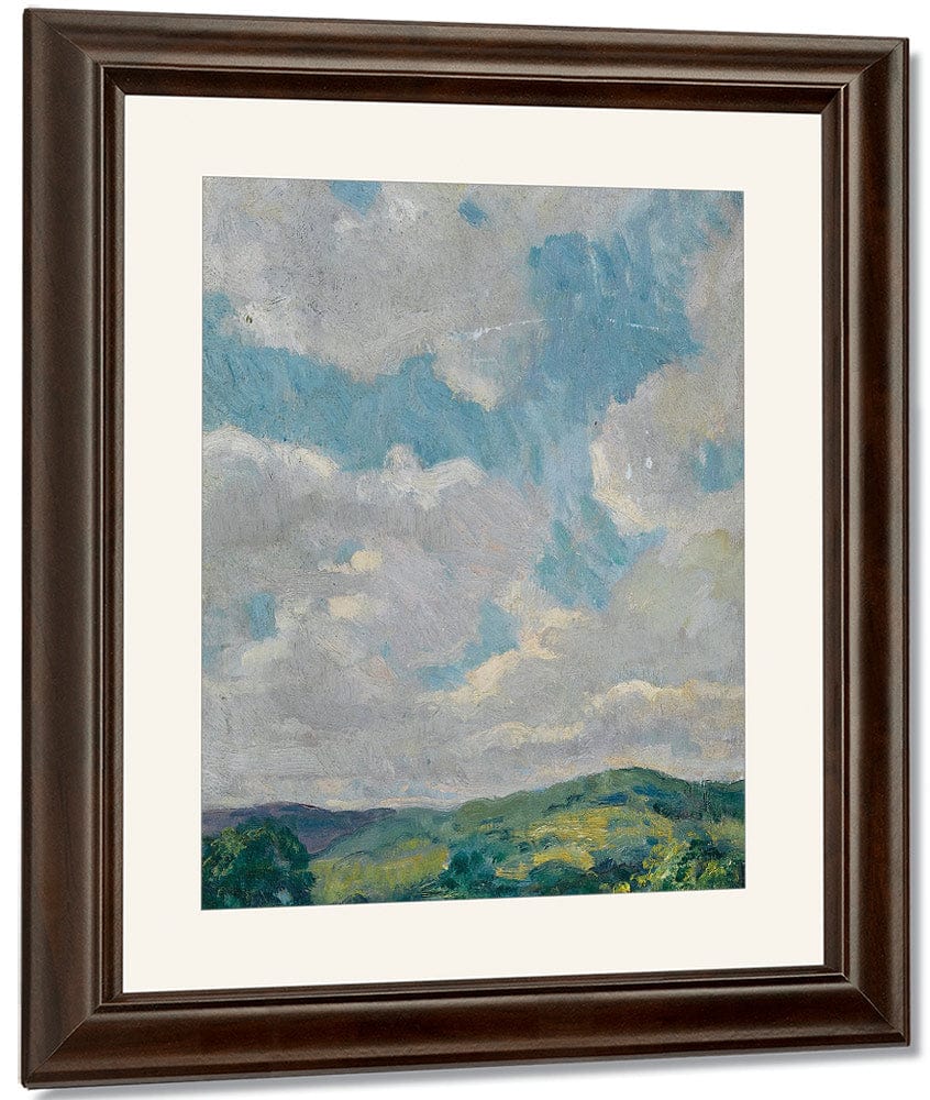 Cloud Study From The Connecticut Litchfield Hills Circa 1912 1919 By Francis Luis Mora - Image 4
