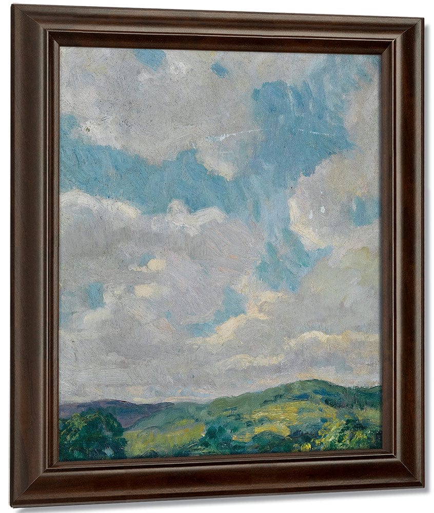 Cloud Study From The Connecticut Litchfield Hills Circa 1912 1919 By Francis Luis Mora - Image 5