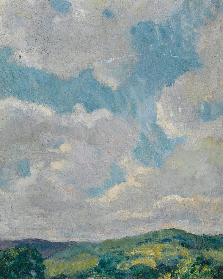 Cloud Study From The Connecticut Litchfield Hills Circa 1912 1919 By Francis Luis Mora - Image 6