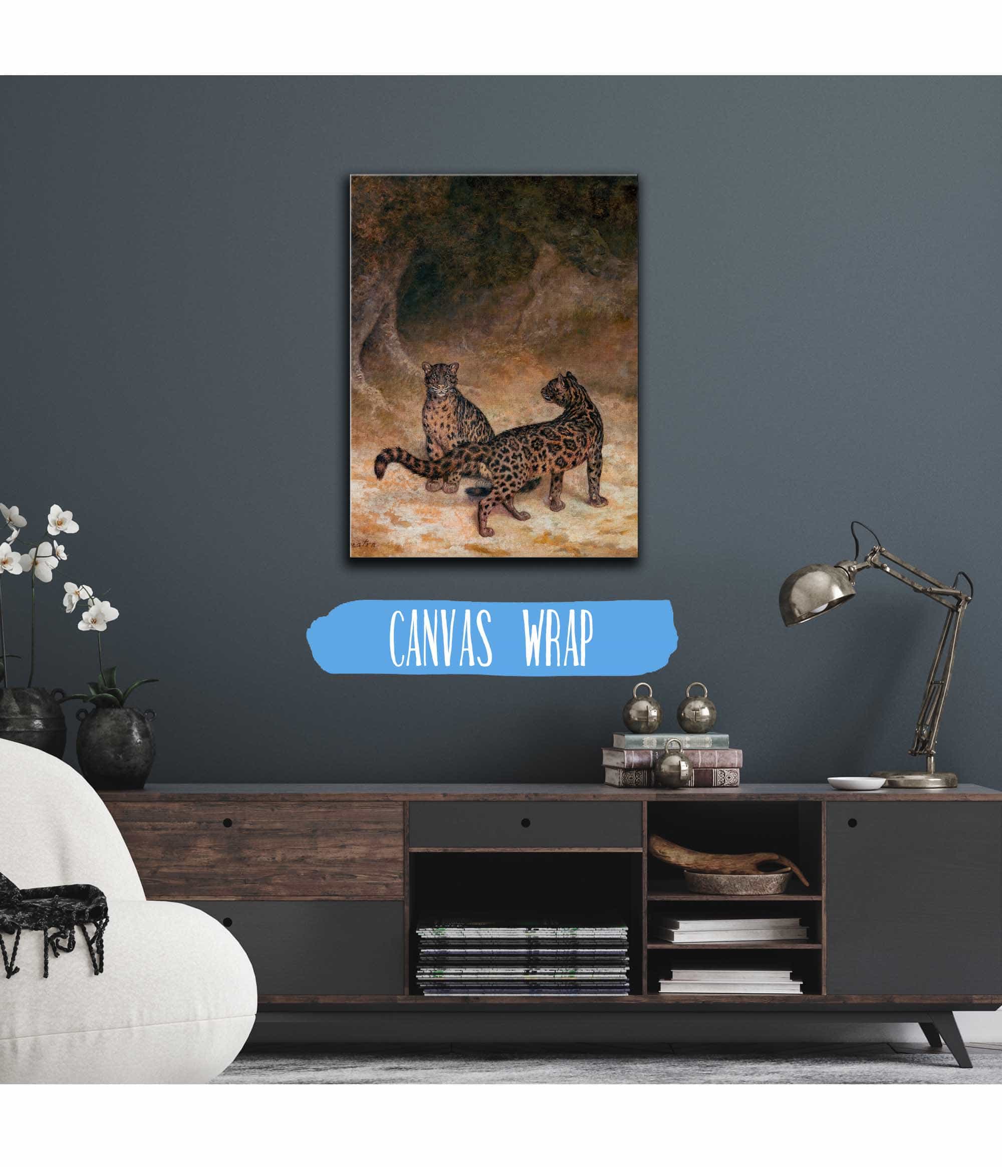 Clouded Leopards by Jacques Laurent Agasse - Image 3