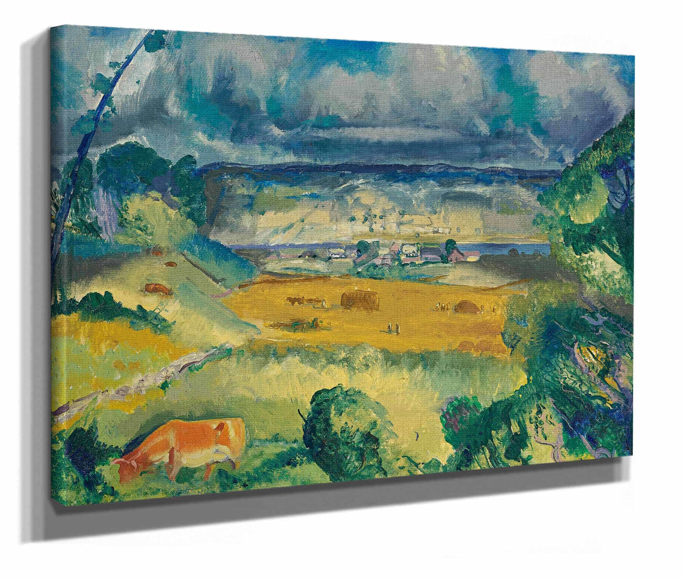 Clouds And Meadow by George Wesley Bellows