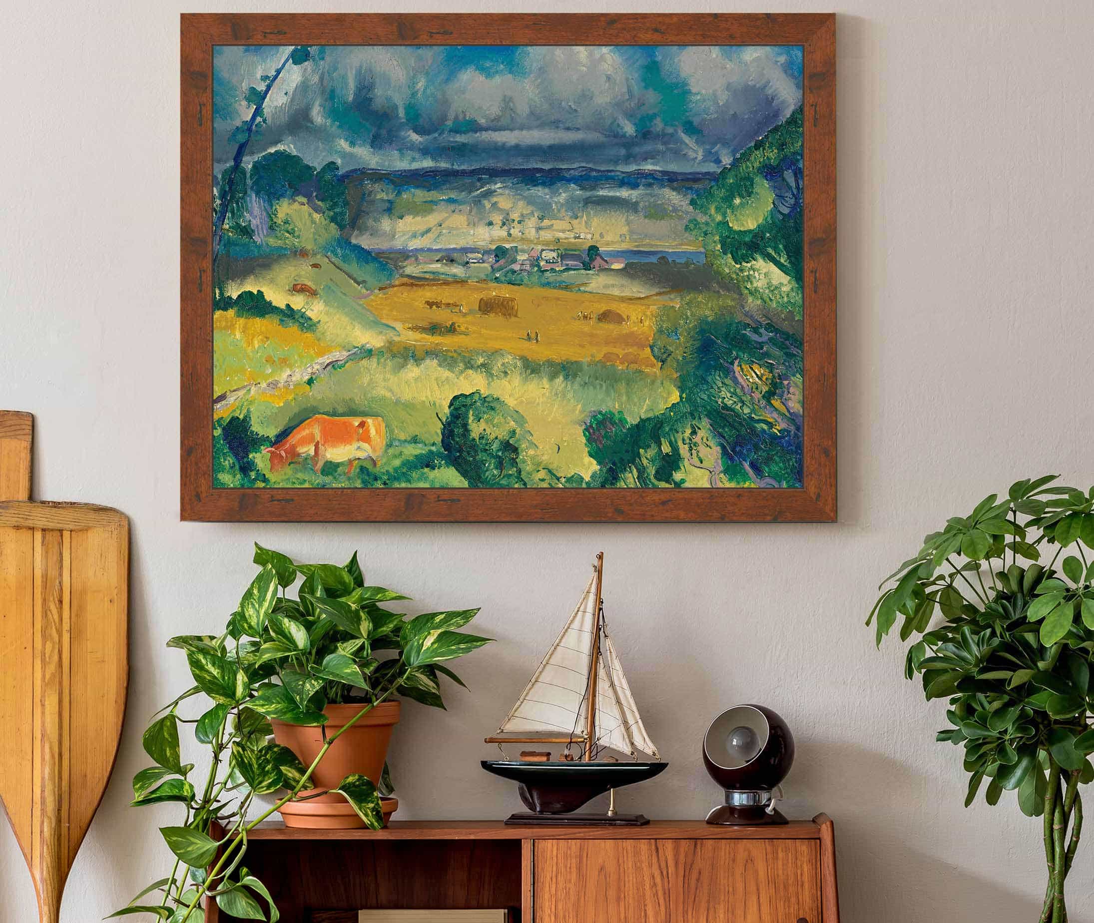 Clouds And Meadow by George Wesley Bellows - Image 3