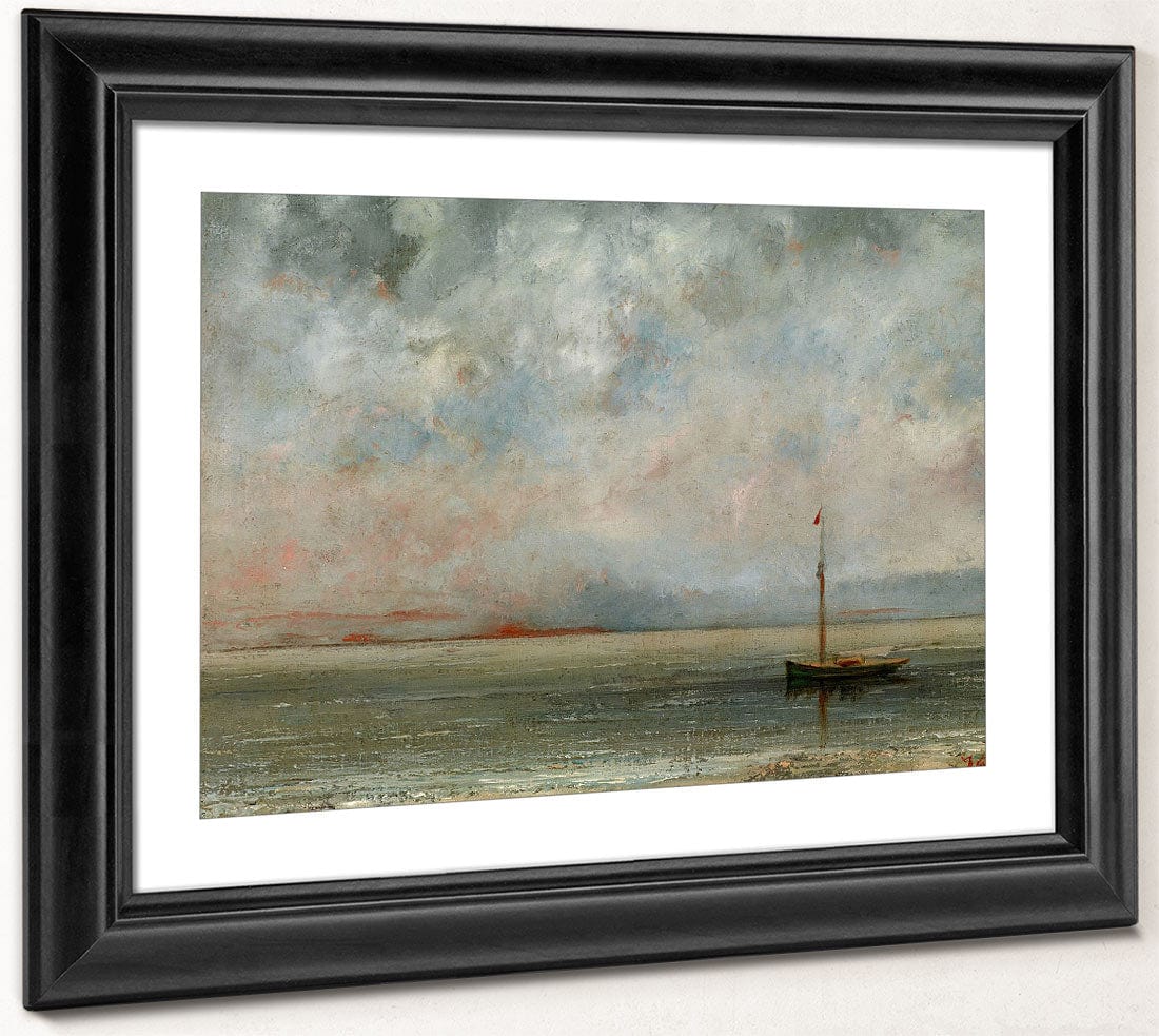 Clouds Over Lake Geneva By Jean Desire Gustave Courbet - Image 4