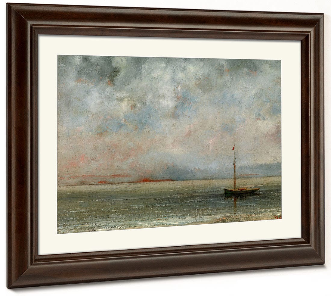 Clouds Over Lake Geneva By Jean Desire Gustave Courbet - Image 5