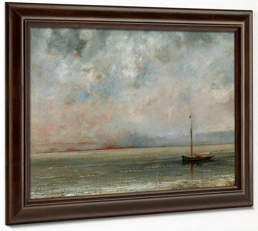 Clouds Over Lake Geneva By Jean Desire Gustave Courbet - Image 6