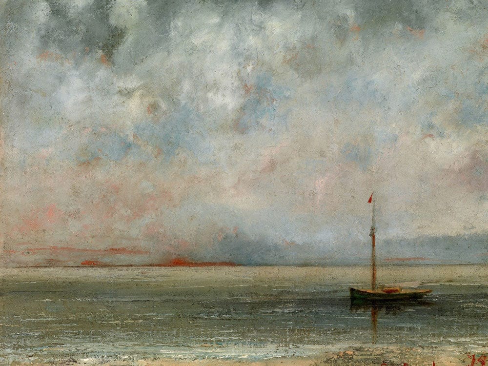 Clouds Over Lake Geneva By Jean Desire Gustave Courbet - Image 7