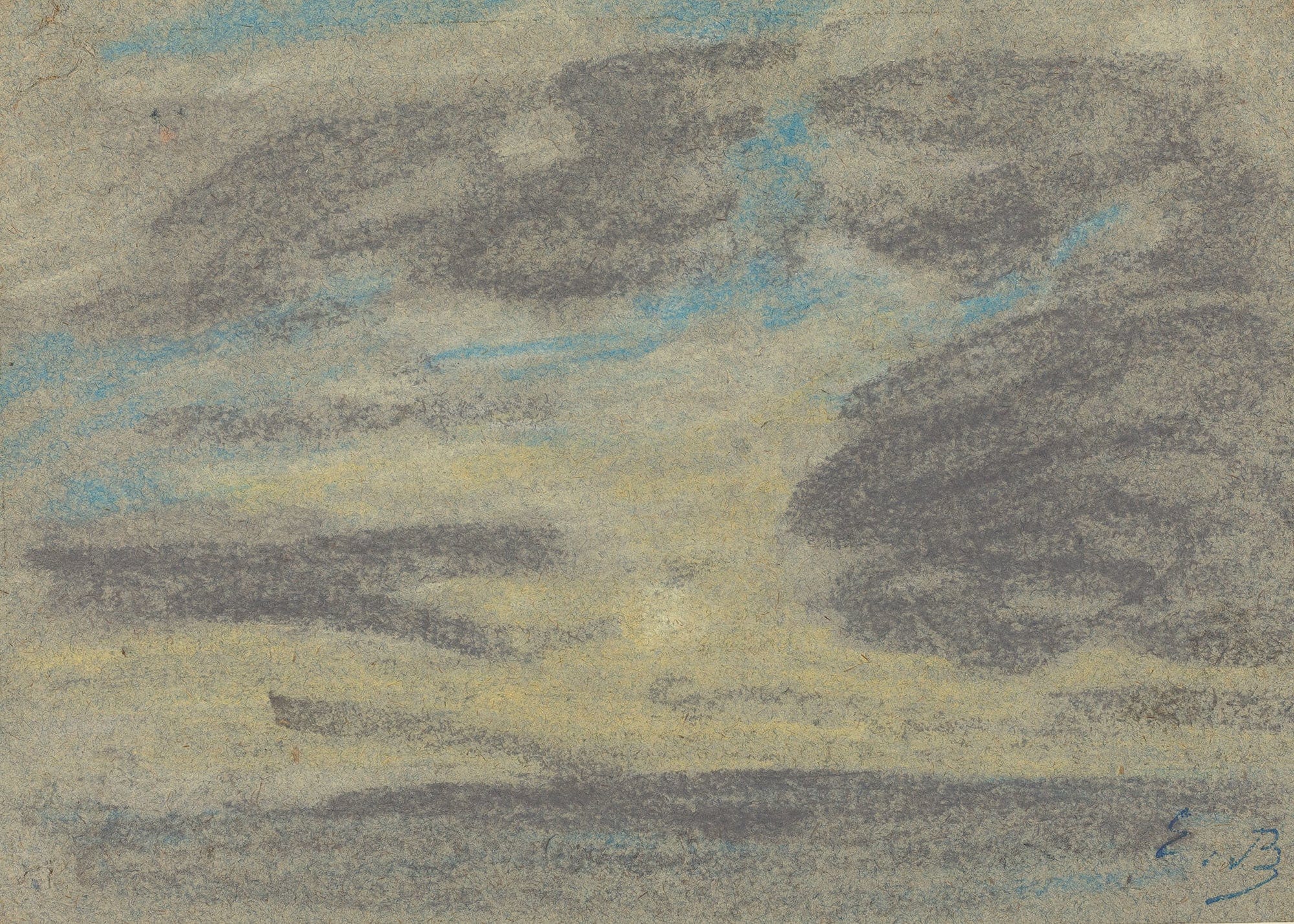 Clouds Over The Sea by Eugene Boudin - Image 2