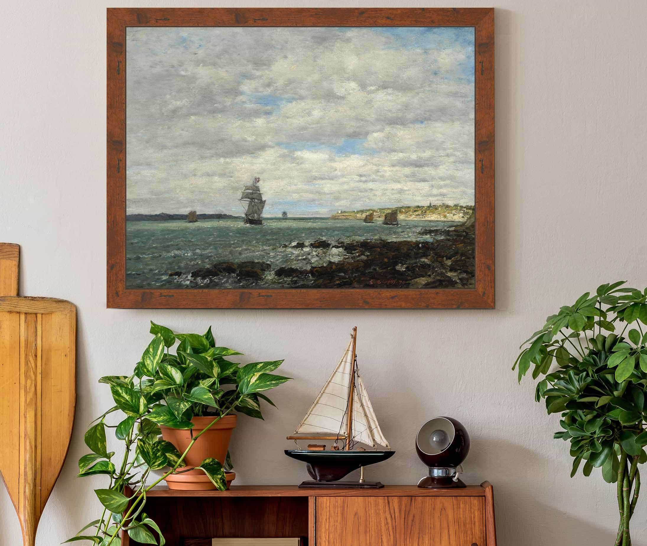 Coast Of Brittany by Eugene Boudin - Image 3