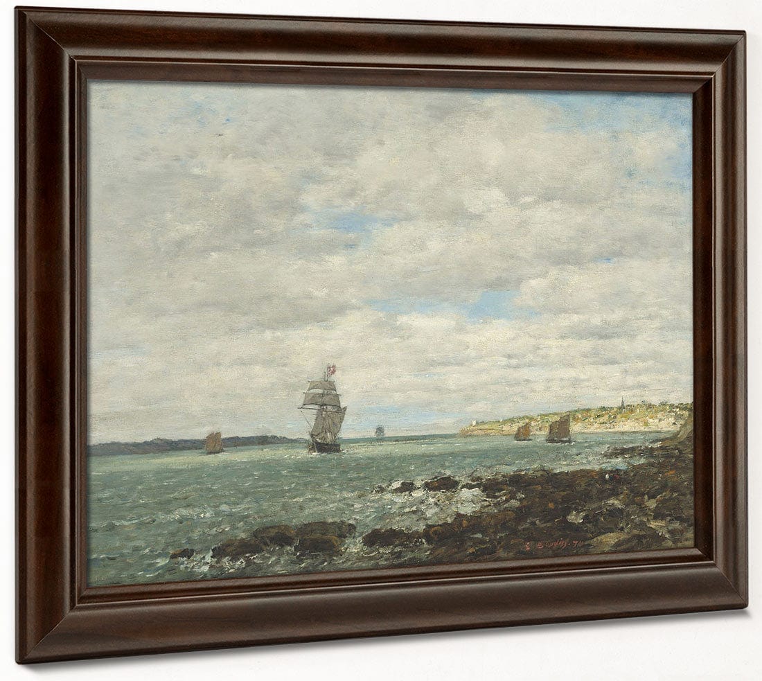 Coast Of Brittany By Eugene Boudin - Image 6