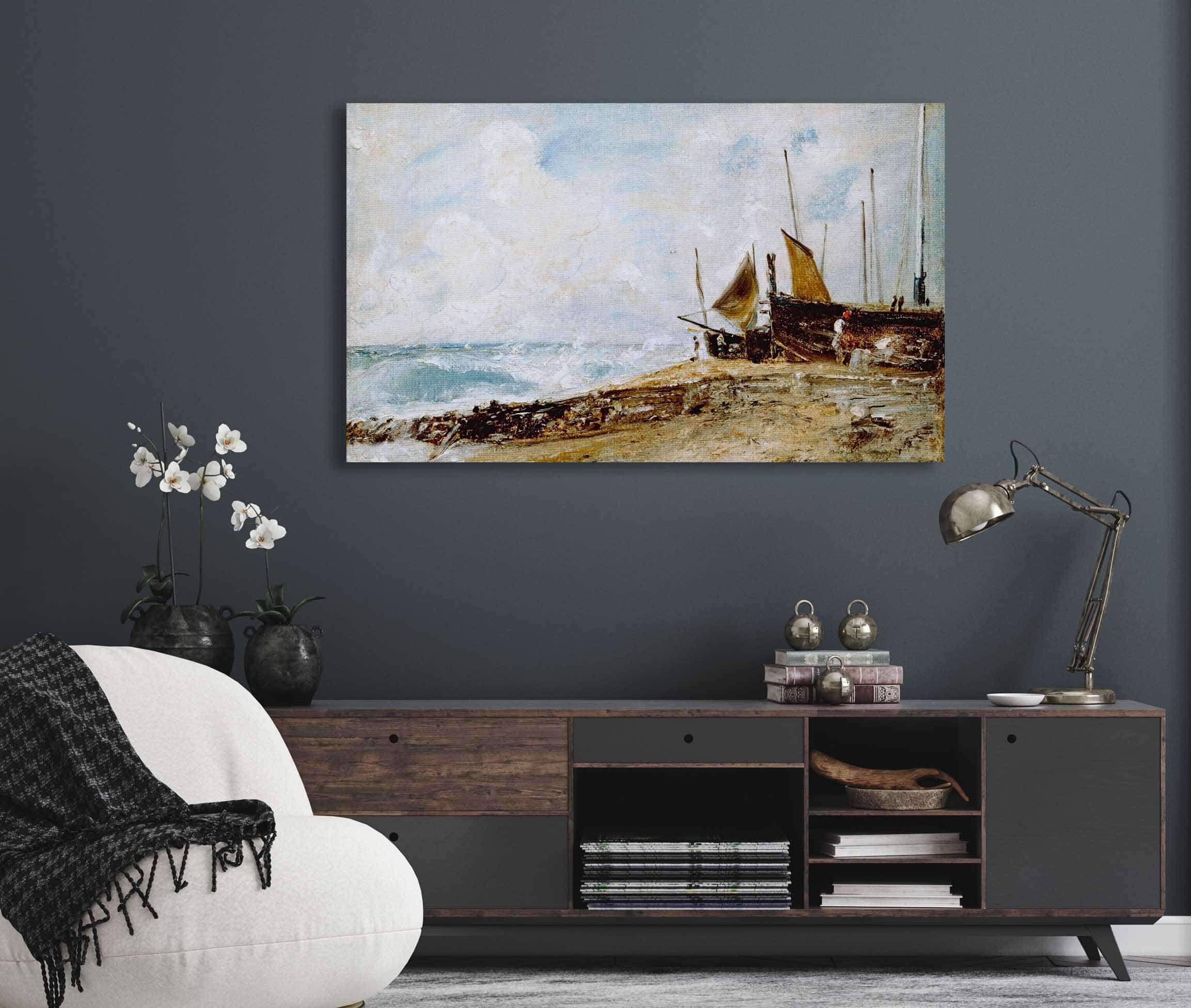 Coast Scene Near Brighton by John Constable - Image 5