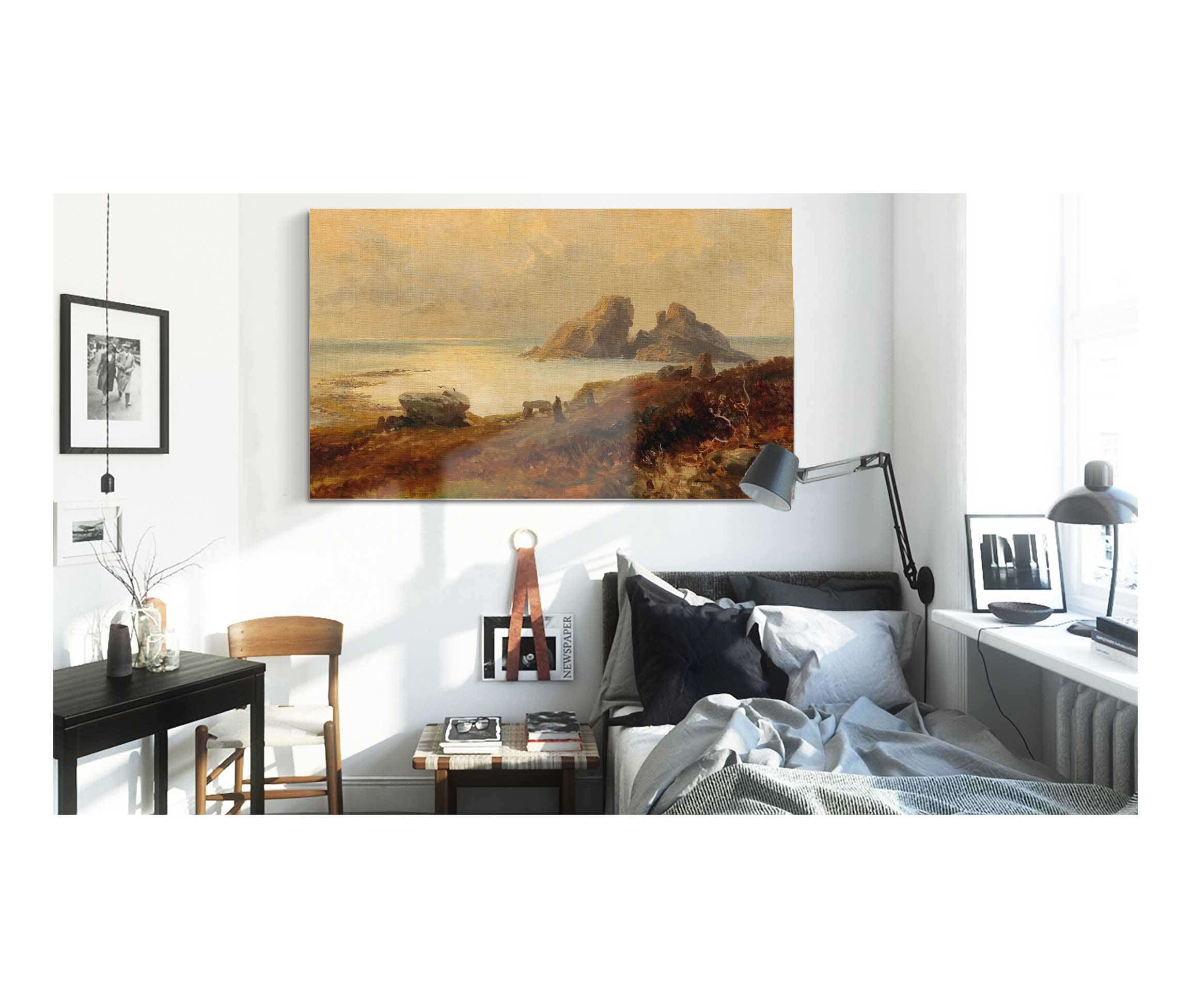 Coastal Landscape by Edward Theodore Compton - Image 3