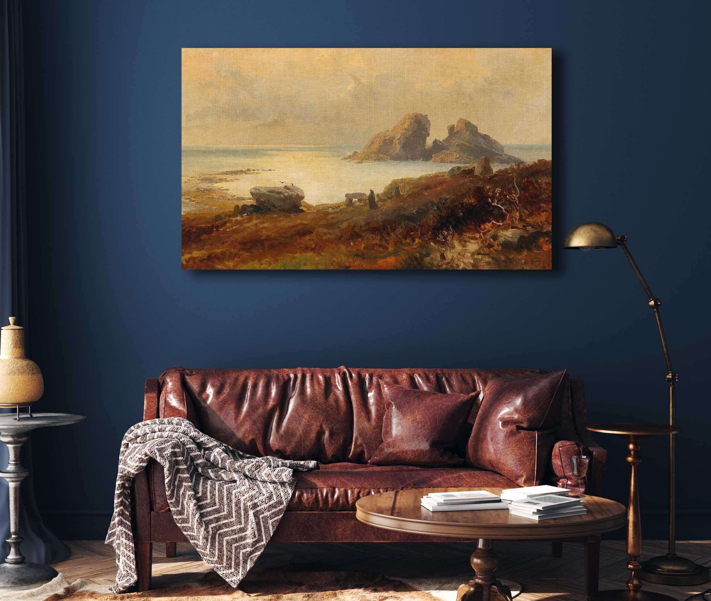 Coastal Landscape by Edward Theodore Compton - Image 4