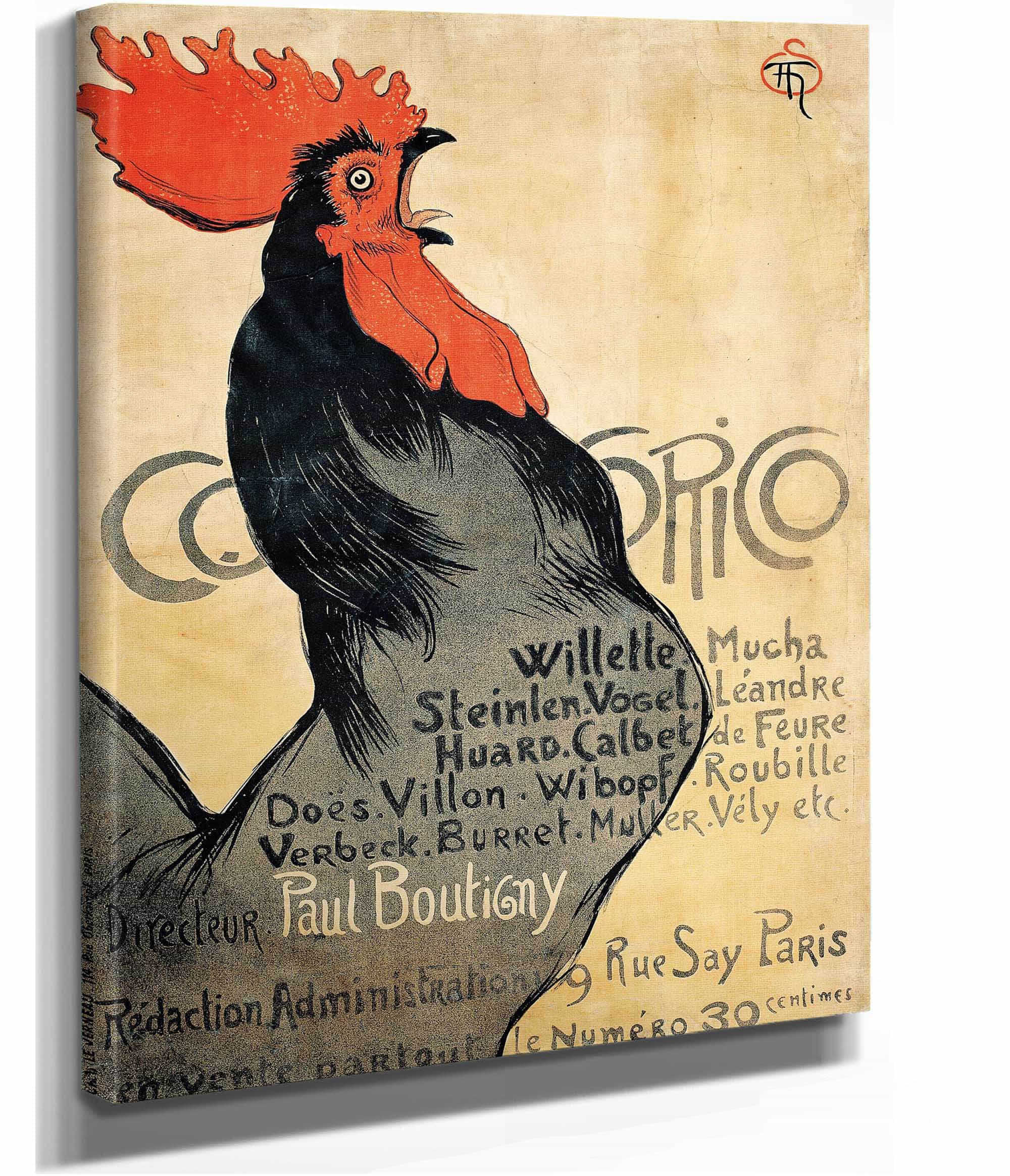 Cocorico by Theophile Alexandre Steinlen - Image 2