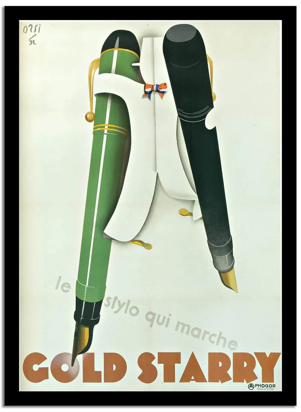 Cold Starry Vintage Poster - Image 2