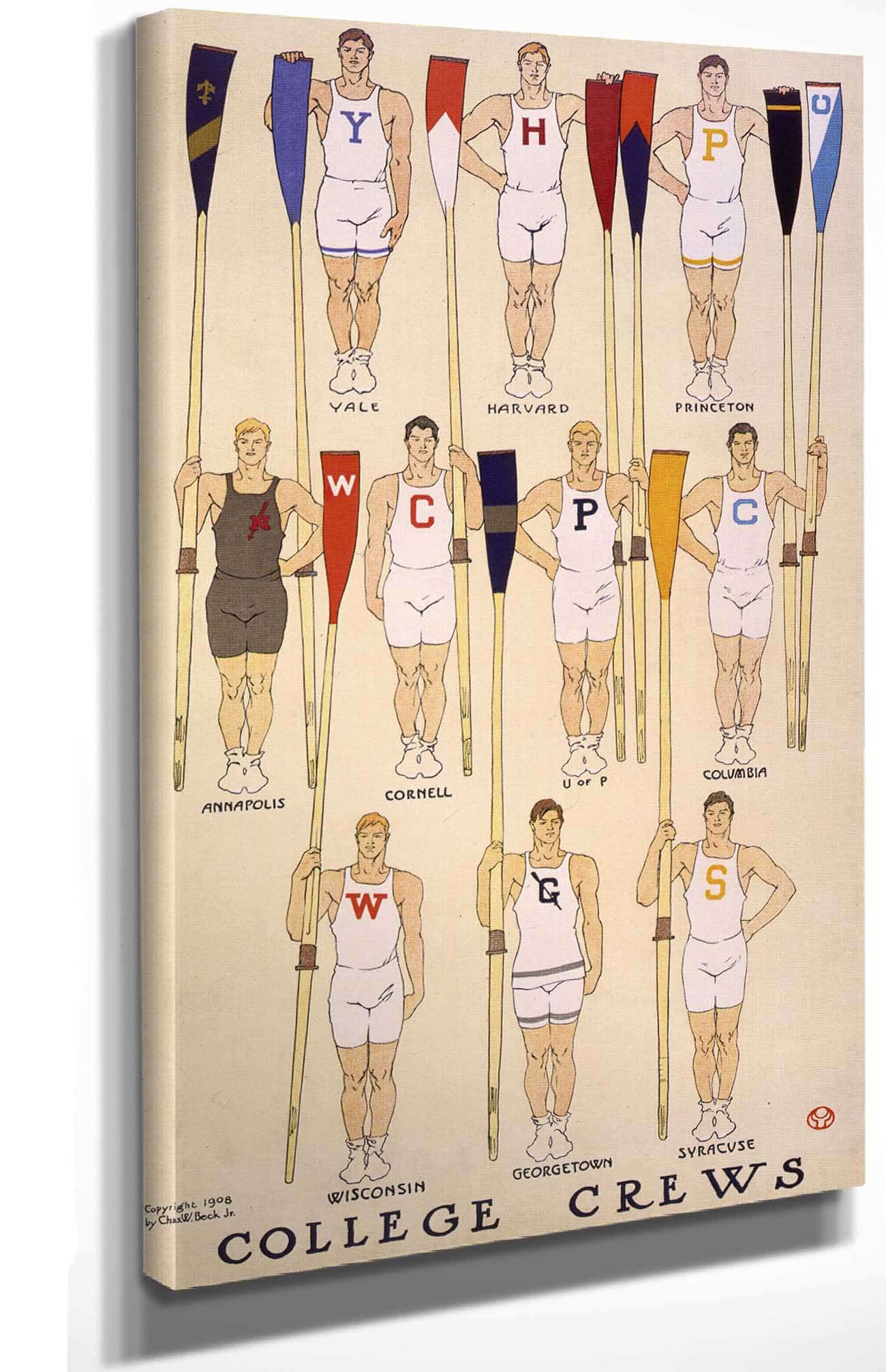College Crews by Edward Penfield - Image 4