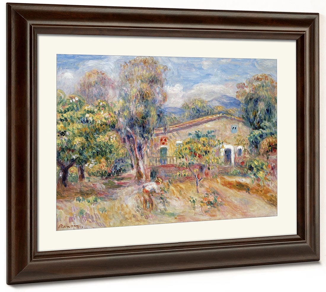 Collettes Farmhouse, Cagnes By Pierre Auguste Renoir - Image 3