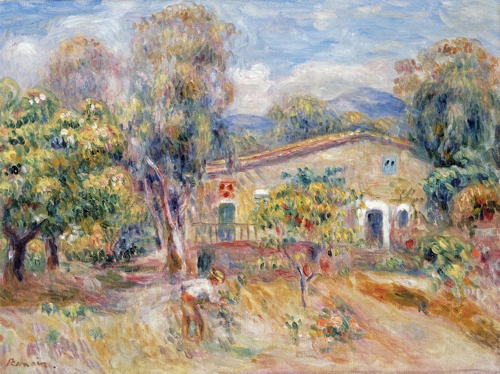 Collettes Farmhouse, Cagnes By Pierre Auguste Renoir - Image 5