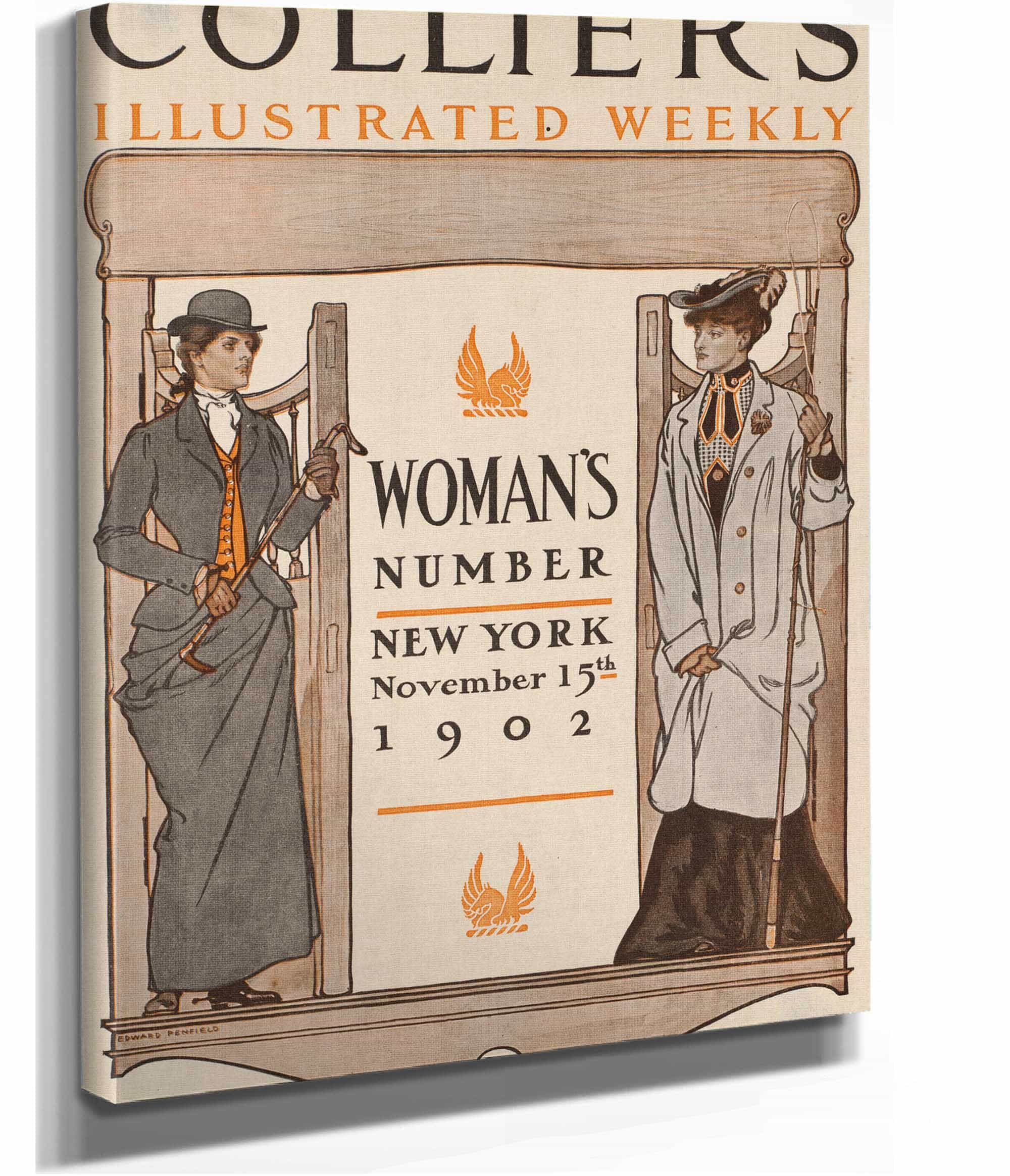 Colliers Illustrated Weekly Womans Number New York November Th by Edward Penfield - Image 2