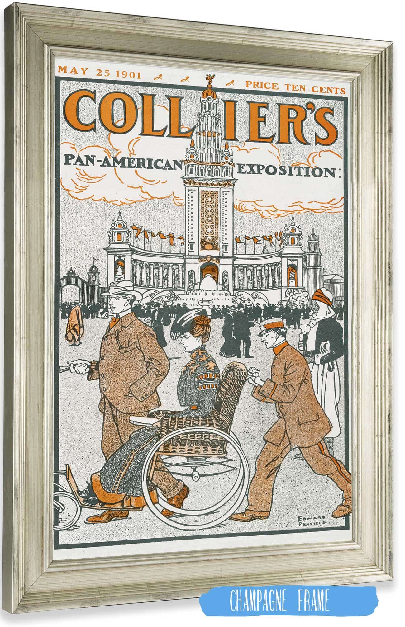 Colliers Pan American Exposition by Edward Penfield