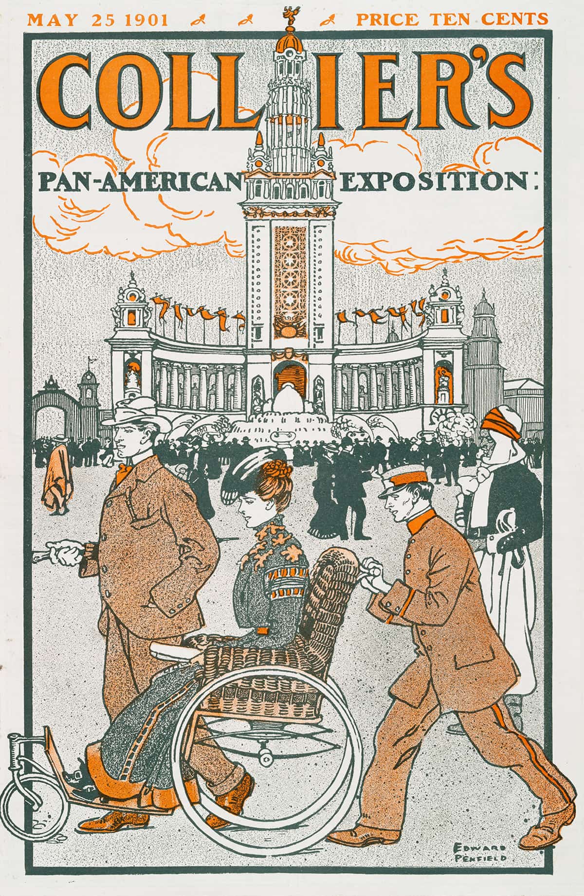 Colliers Pan American Exposition by Edward Penfield - Image 3