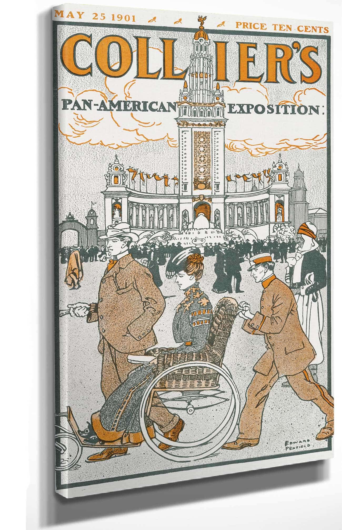 Colliers Pan American Exposition by Edward Penfield - Image 4