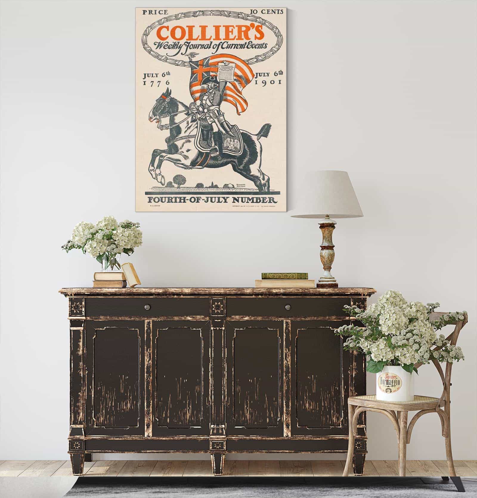 Colliers Weekly Journal Of Current Events Fourth Of July Number by Edward Penfield - Image 4