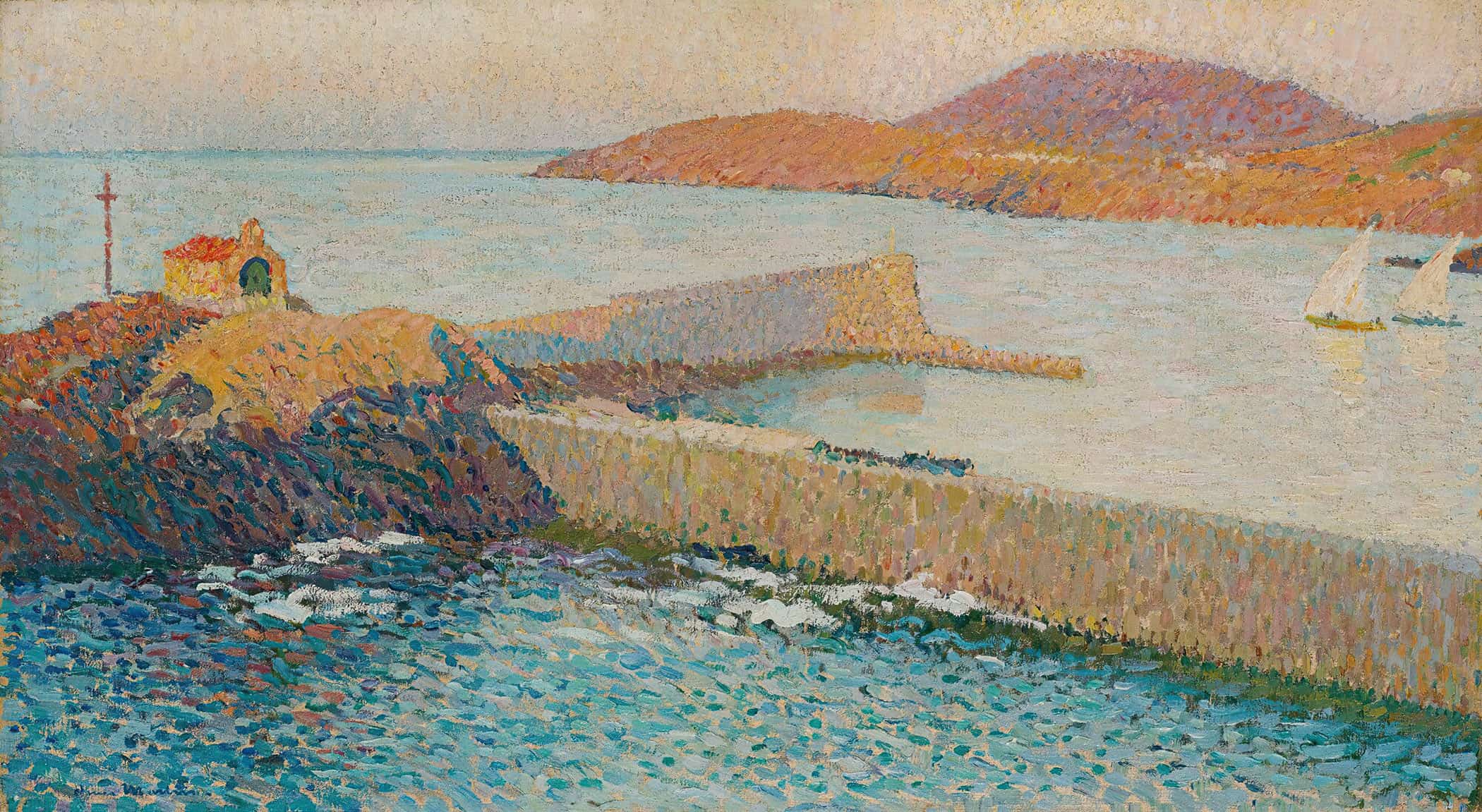 Collioure La Chapelle Sur La Digue by Henri Martin - Image 2