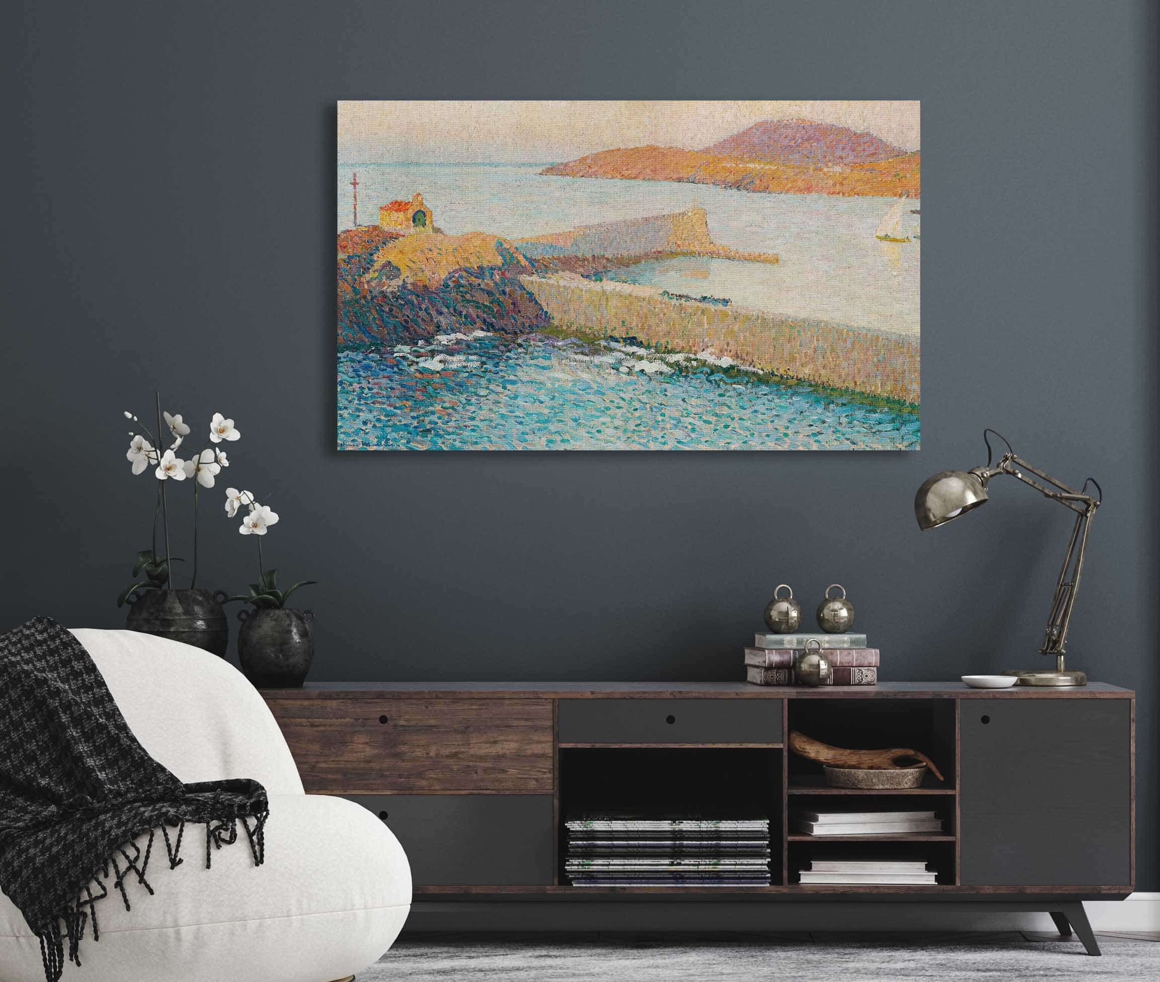 Collioure La Chapelle Sur La Digue by Henri Martin - Image 5