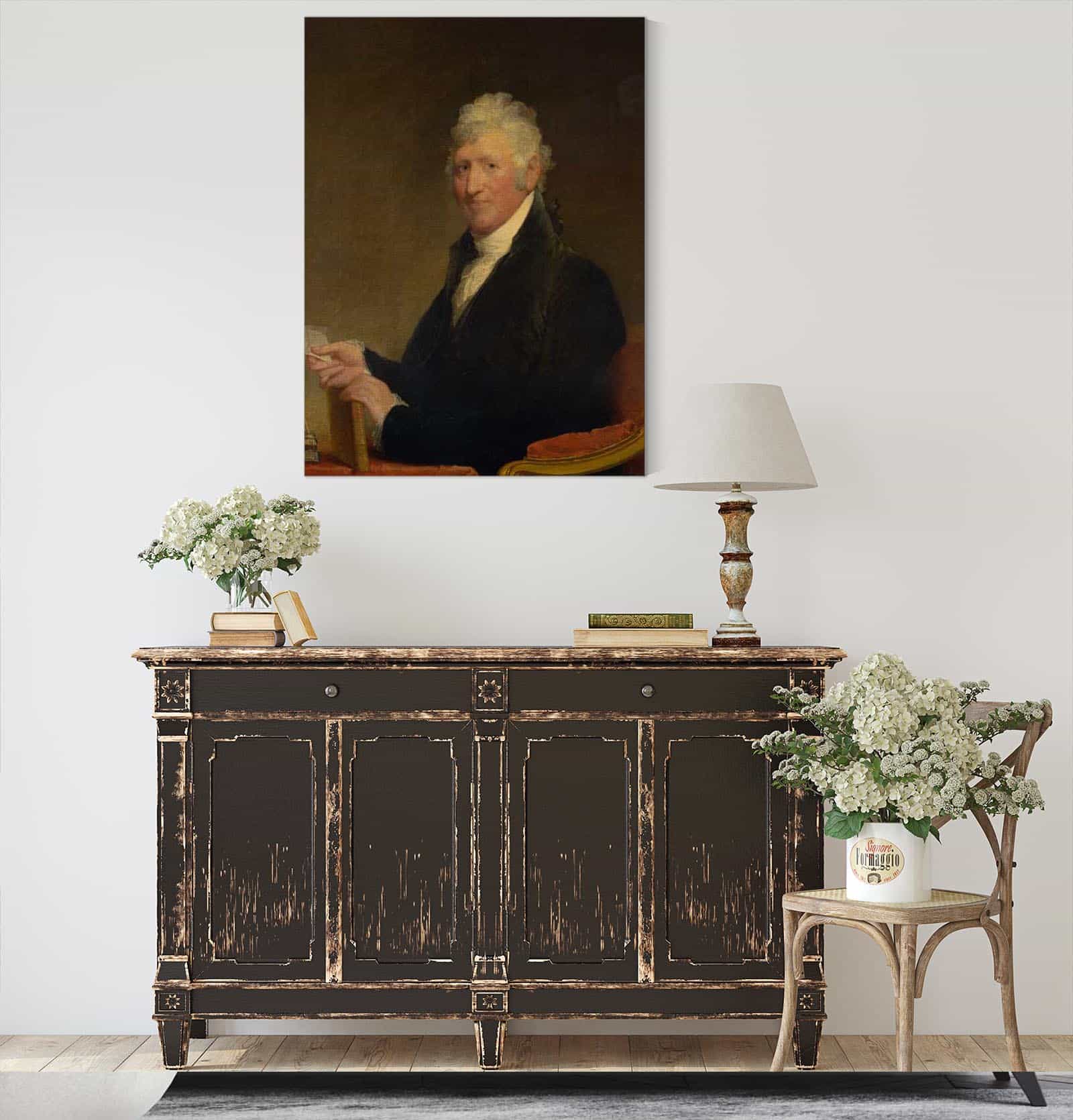 Colonel David Humphreys by Gilbert Stuart - Image 4