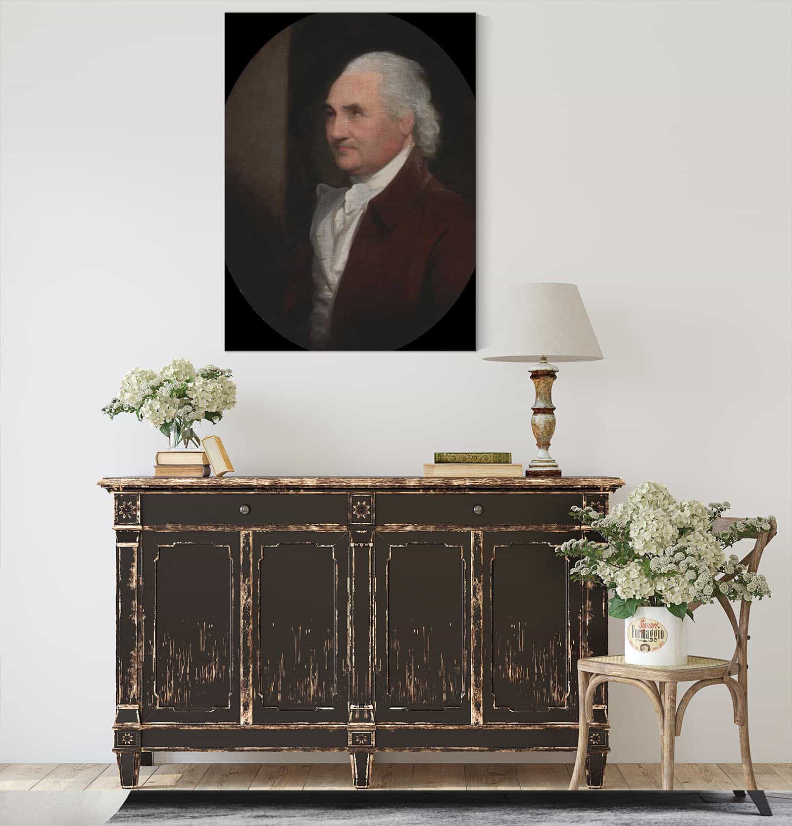 Colonel Isaac Barre by Gilbert Stuart - Image 4