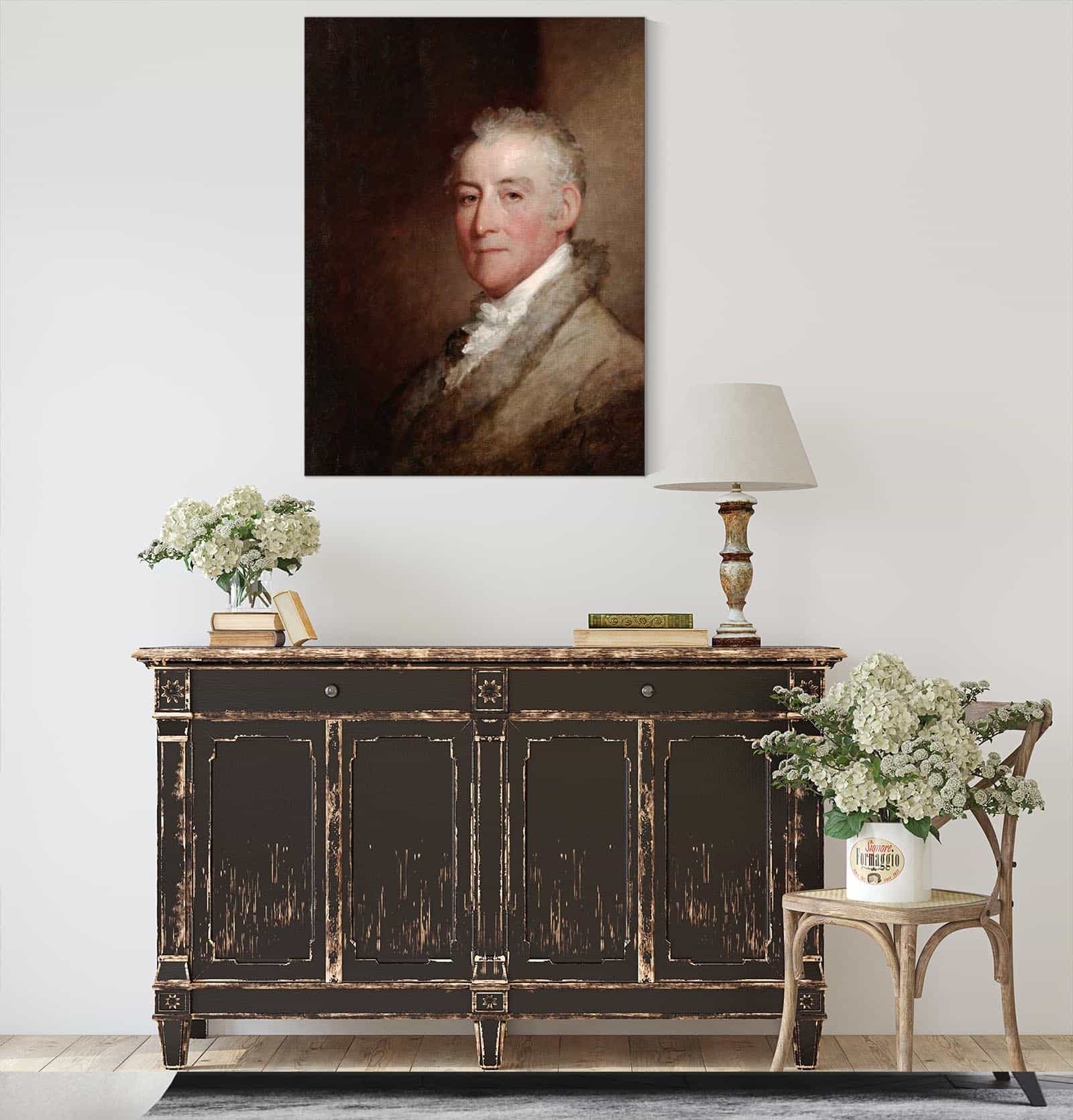 Colonel John Trumbull by Gilbert Stuart - Image 4