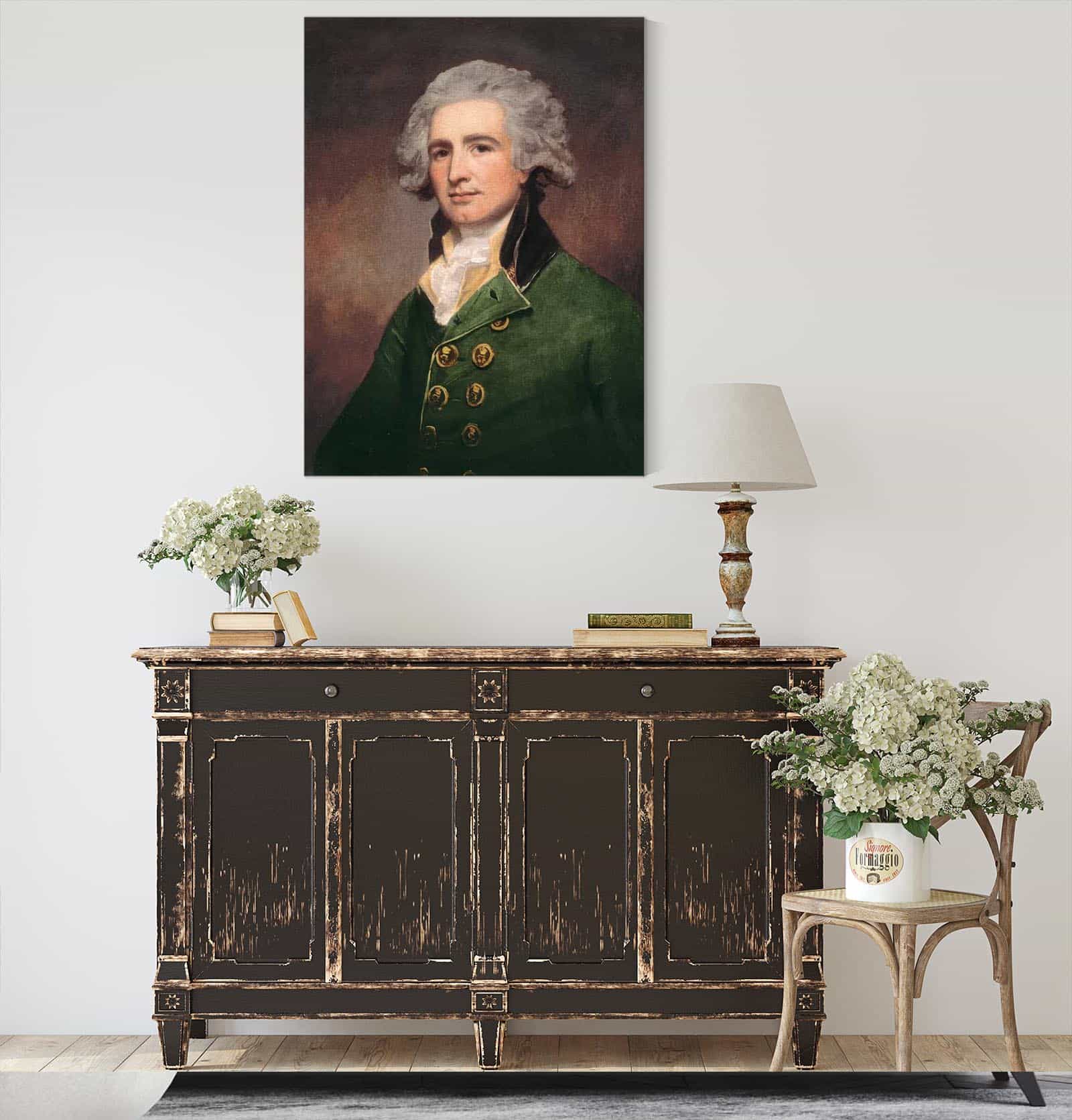 Colonel Robert Abercrombie by George Romney - Image 4