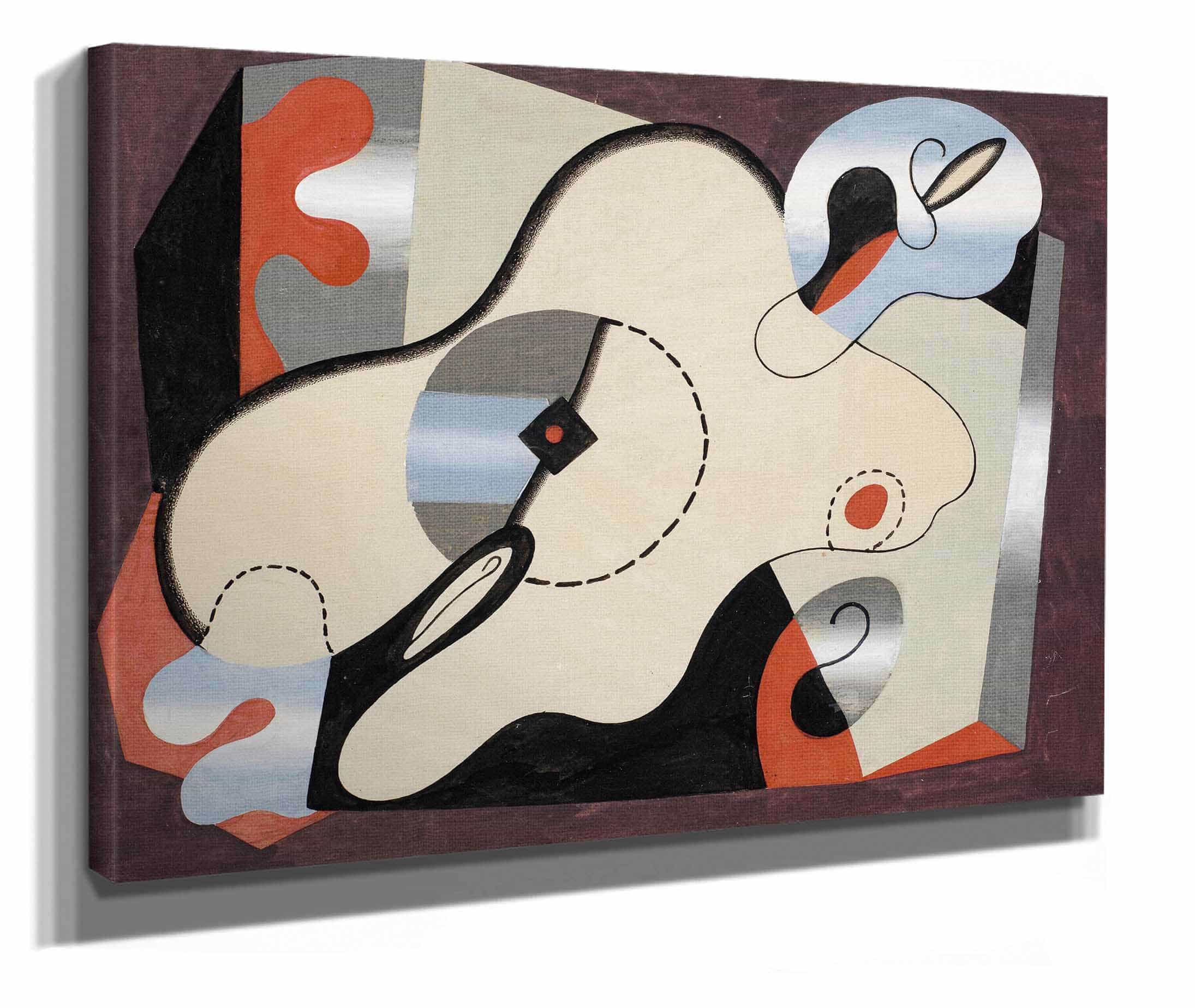 Composition Abstraite Femme Couchee by Georges Valmier - Image 2