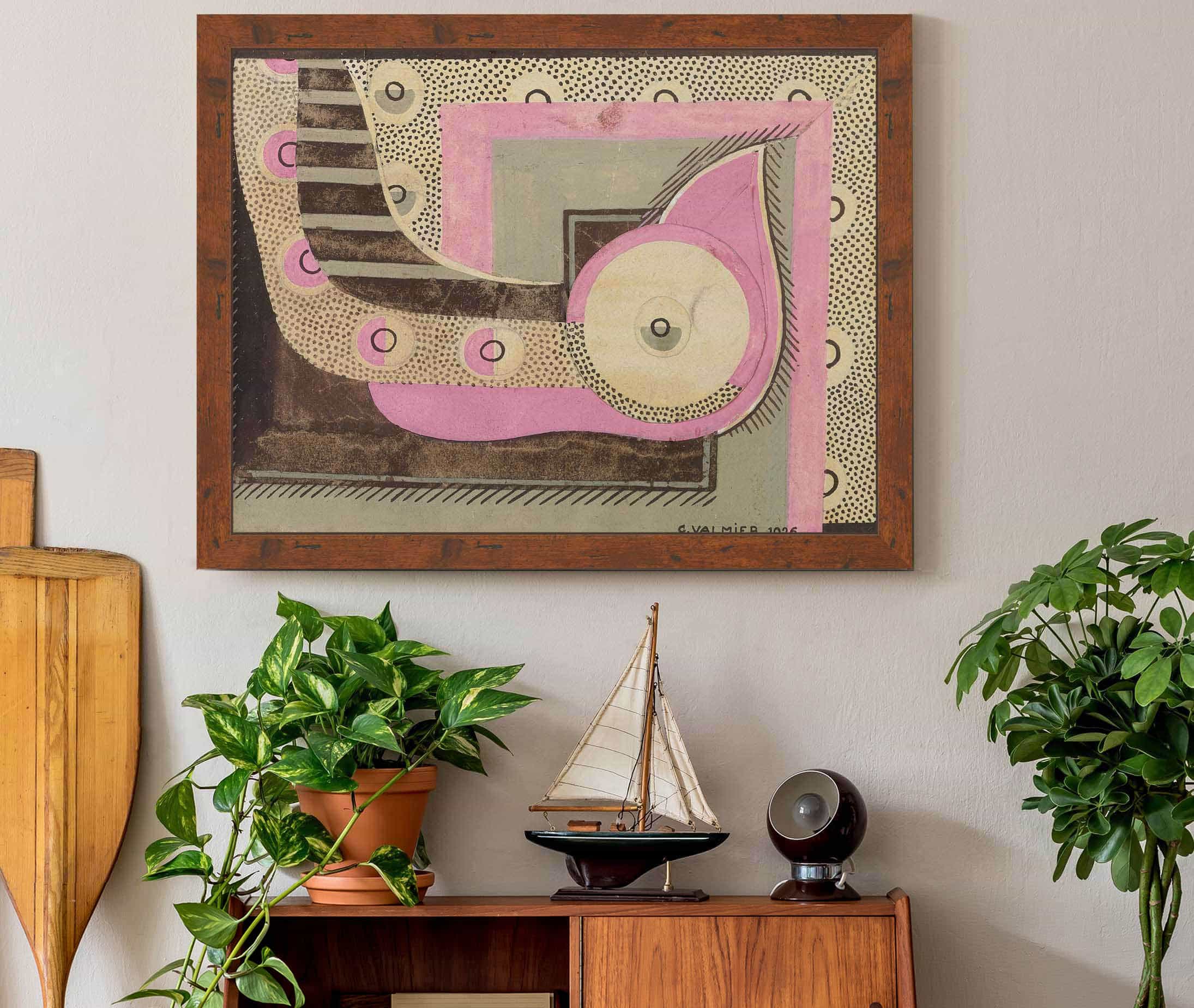 Composition Etude Pour Un Motifs Decoratif by Georges Valmier - Image 3