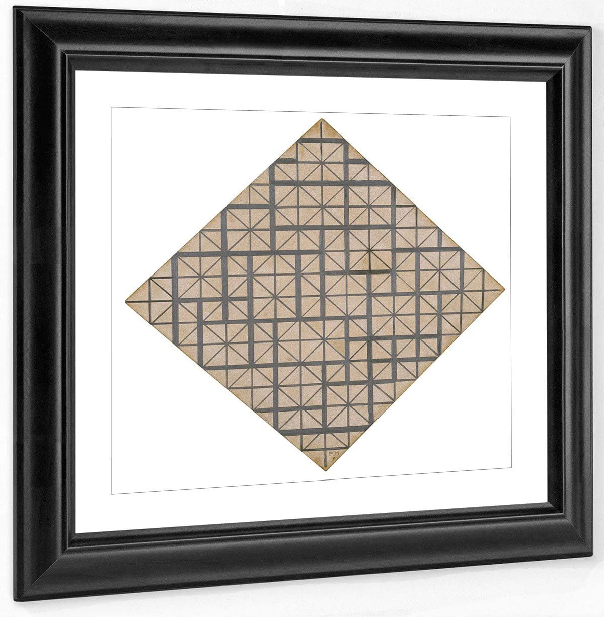Composition In Black And Gray 1919 By Piet Mondrian - Image 2