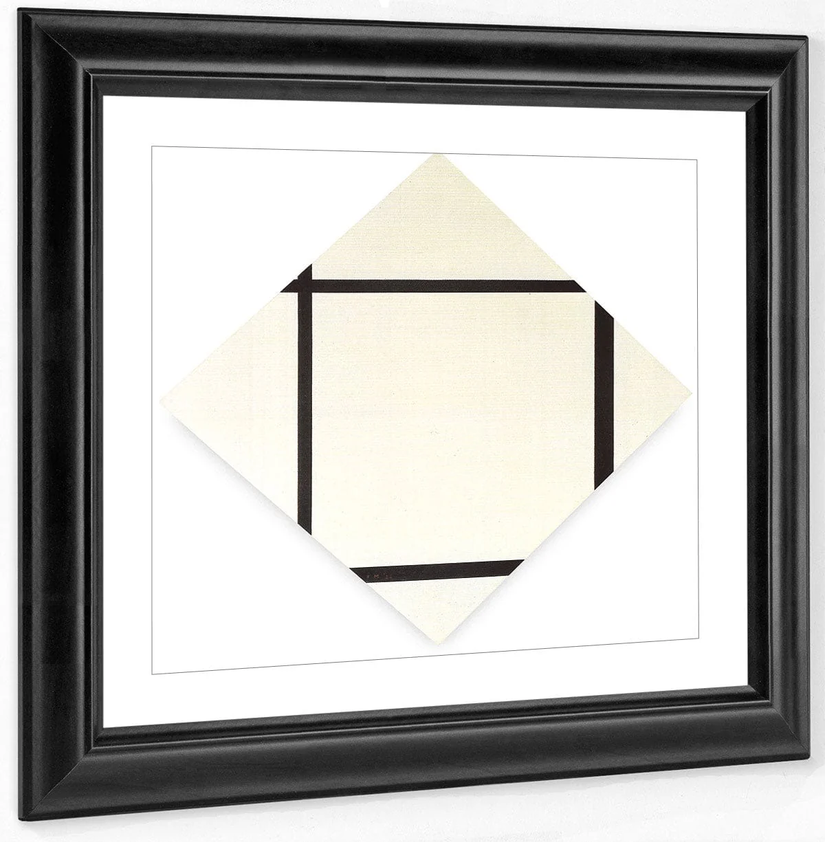 Composition In Black And White Painting I 1926 Oil On Canvas 1137X1118Mm The Museum Of Modern Art New York Min By Piet Mondrian - Image 2