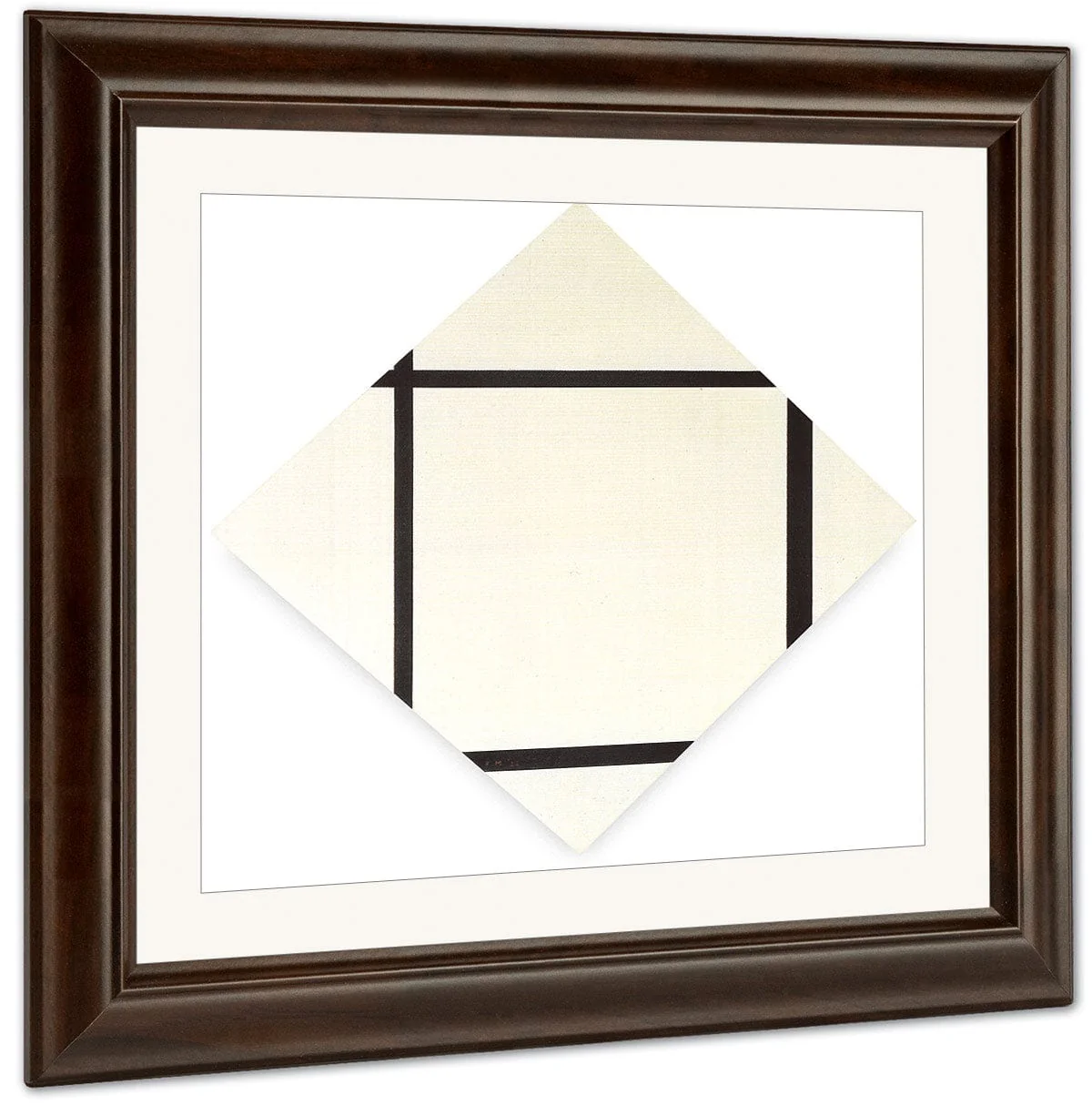 Composition In Black And White Painting I 1926 Oil On Canvas 1137X1118Mm The Museum Of Modern Art New York Min By Piet Mondrian - Image 3