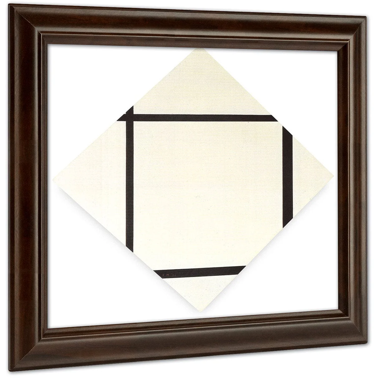Composition In Black And White Painting I 1926 Oil On Canvas 1137X1118Mm The Museum Of Modern Art New York Min By Piet Mondrian - Image 4