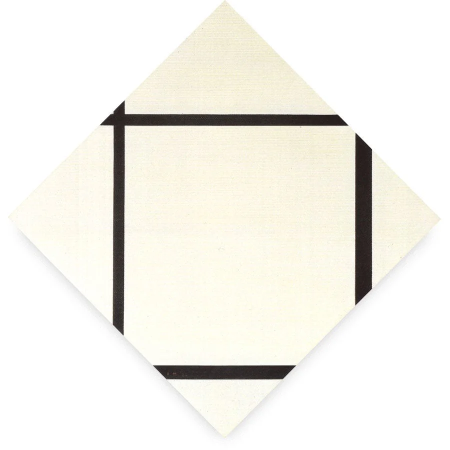 Composition In Black And White Painting I 1926 Oil On Canvas 1137X1118Mm The Museum Of Modern Art New York Min By Piet Mondrian - Image 5
