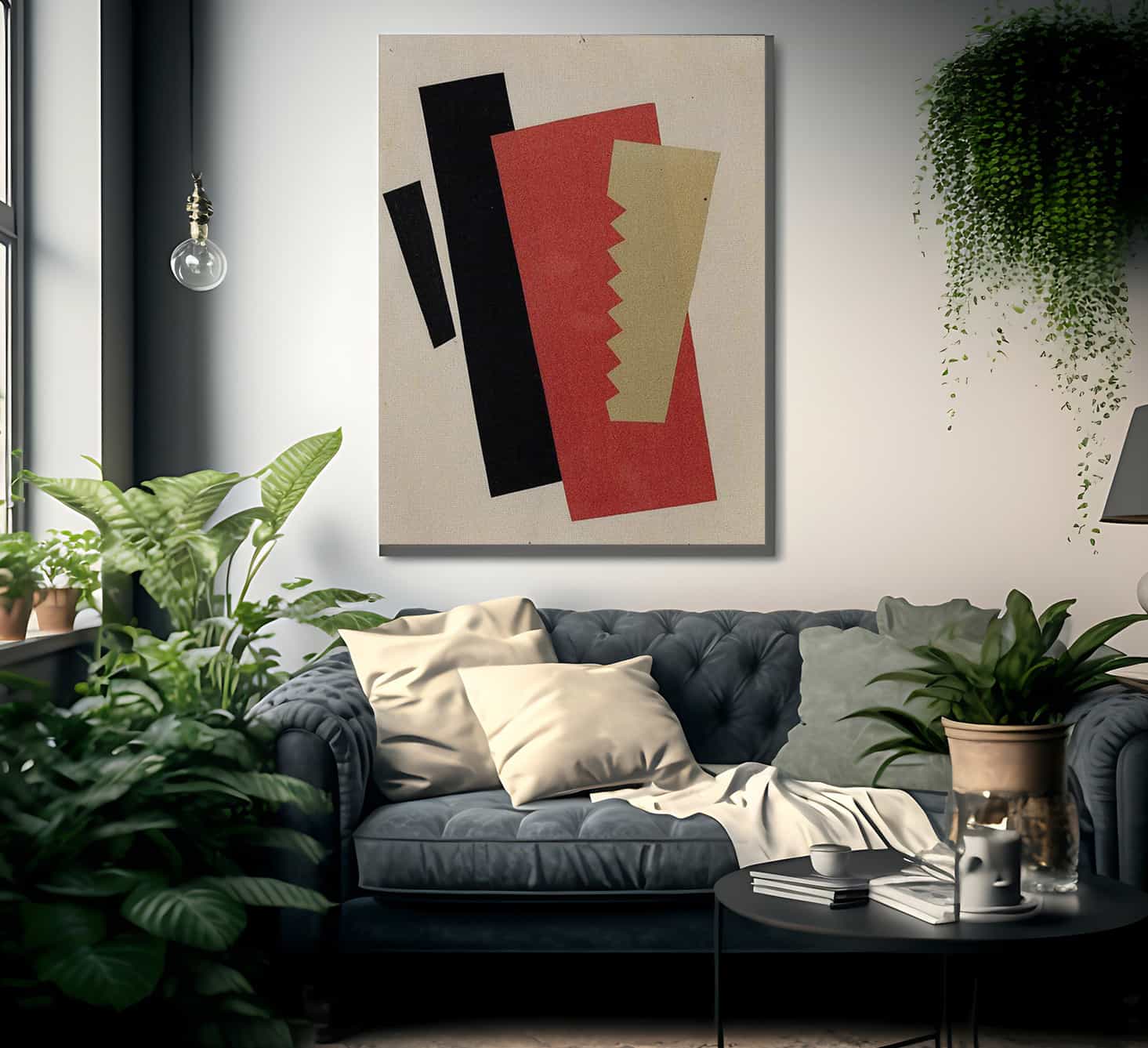 Composition Red Black Gold 1920 29X23Cm Berardo Collection Museum 102 459 By Liubov Popova - Image 2