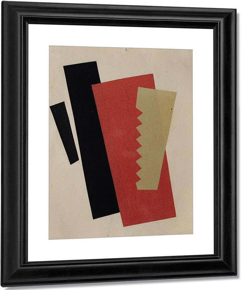 Composition Red Black Gold 1920 29X23Cm Berardo Collection Museum 102 459 By Liubov Popova - Image 3