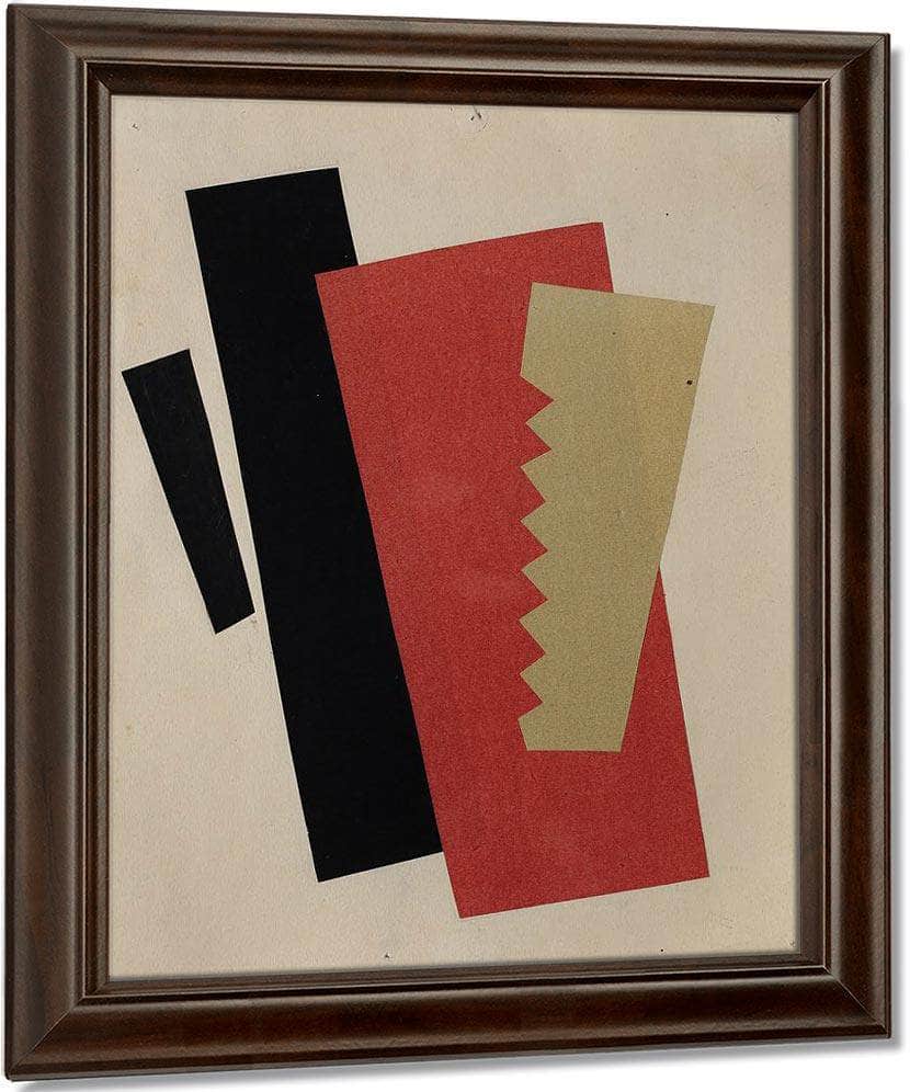 Composition Red Black Gold 1920 29X23Cm Berardo Collection Museum 102 459 By Liubov Popova - Image 5