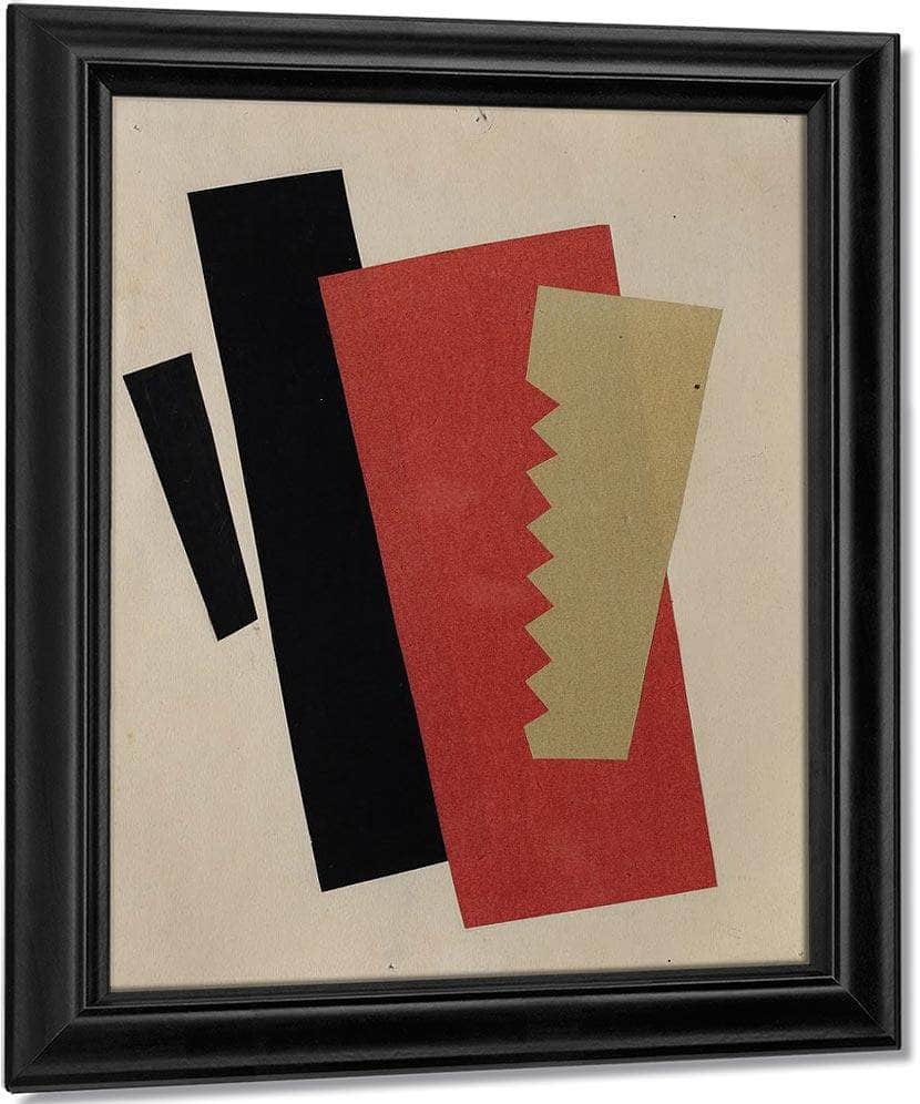 Composition Red Black Gold 1920 29X23Cm Berardo Collection Museum 102 459 By Liubov Popova - Image 7