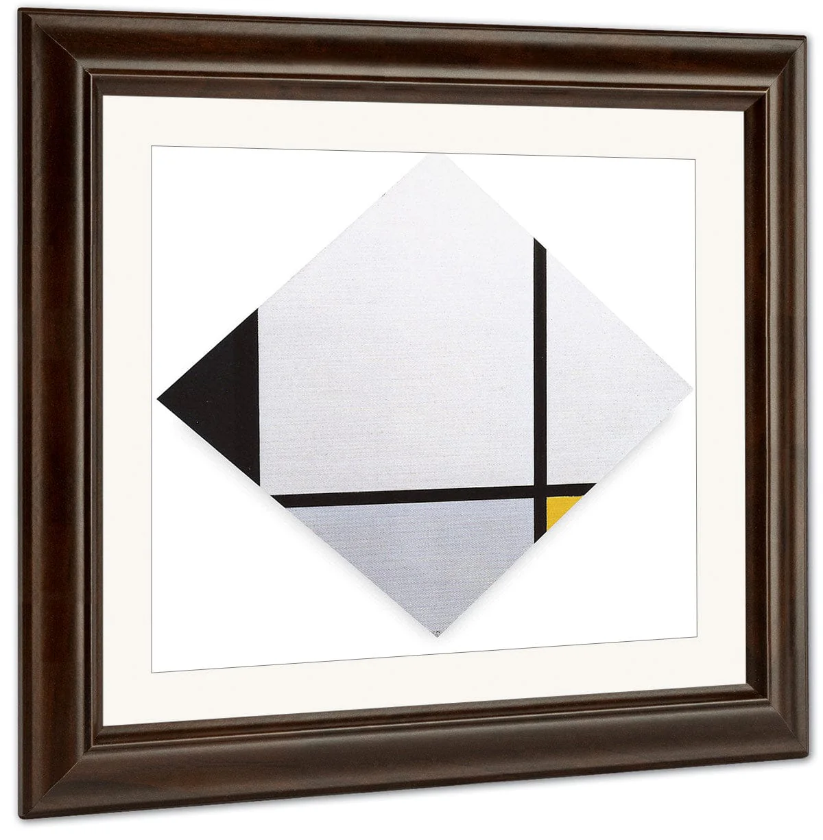 Composition With Blue And Yellow Composition I 1925 Oil On Canvas 112X112Mm Kunsthaus Zu Rich Min By Piet Mondrian - Image 3