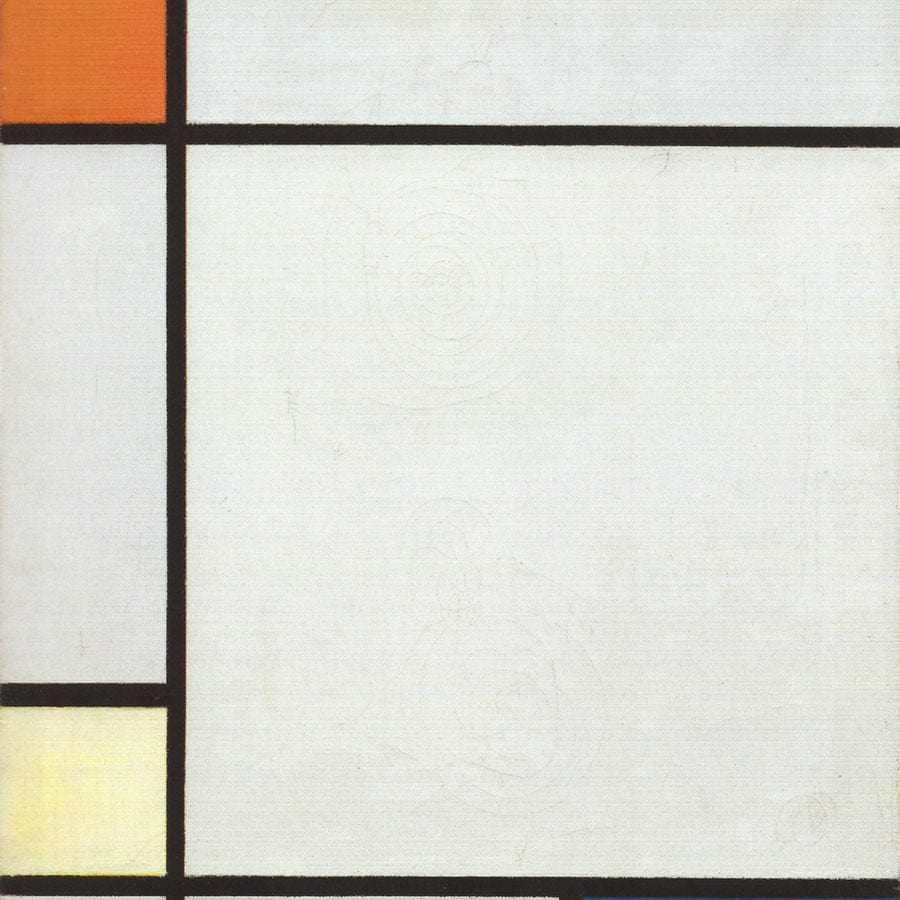 Composition With Red Yellow And Blue 1927 Oil On Canvas Private Collection By Piet Mondrian - Image 5