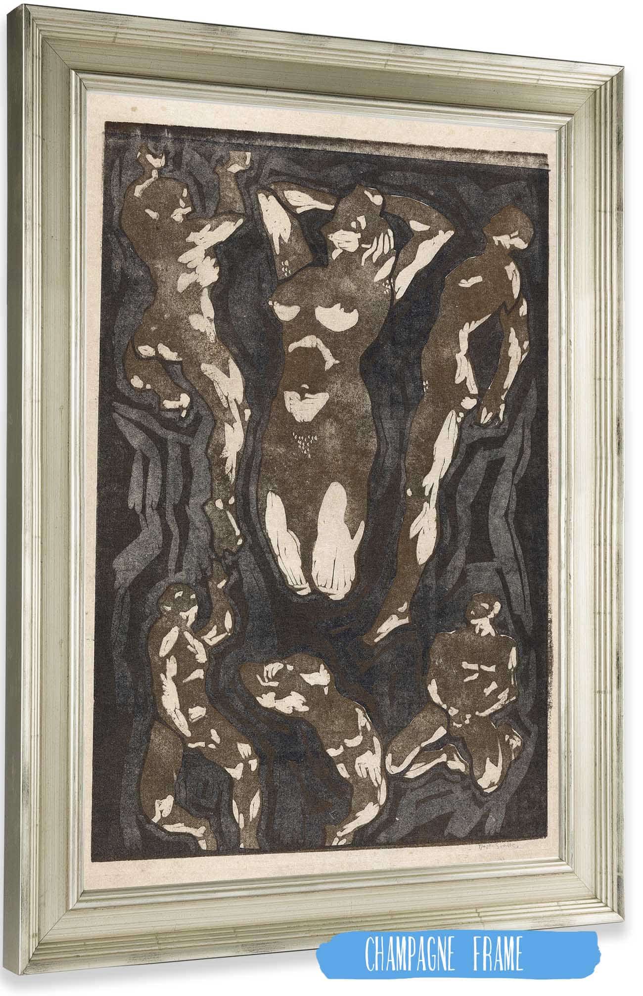 Composition With Six Human Figures by Reijer Stolk