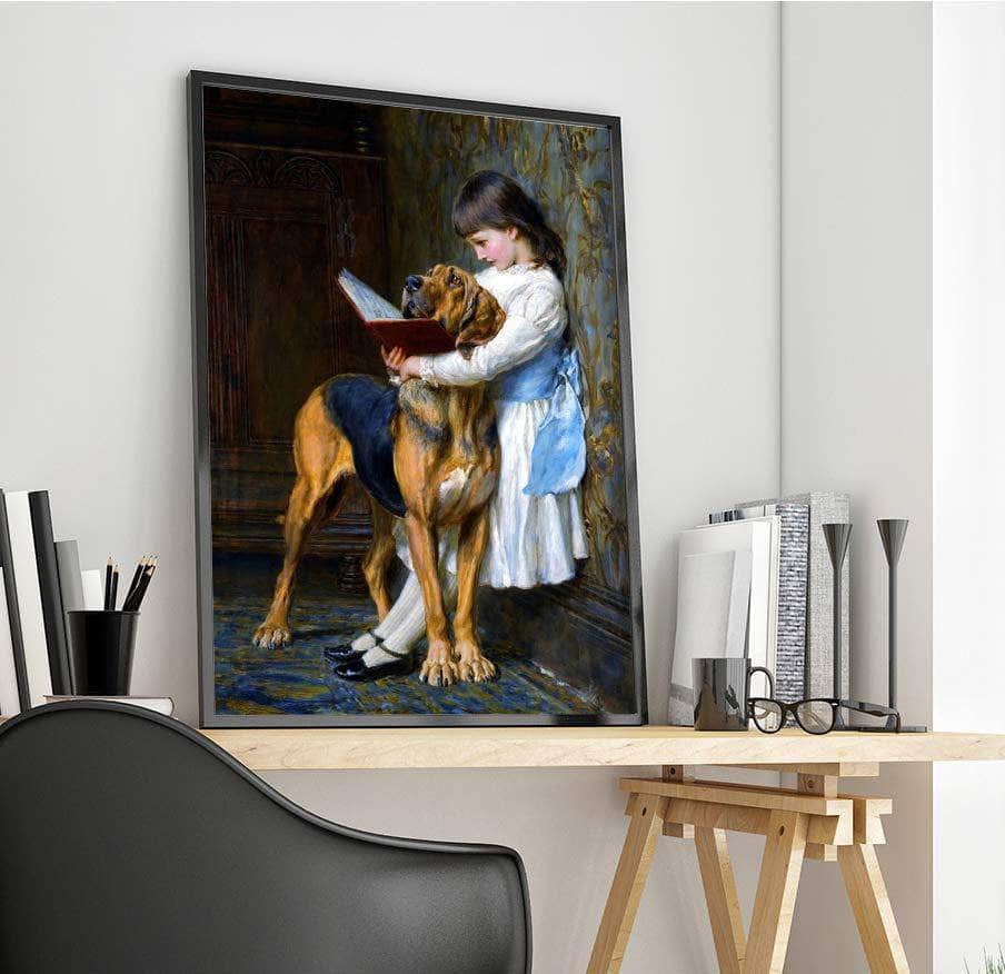 Compulsory Education Painting Briton Riviere Canvas Art - Image 4