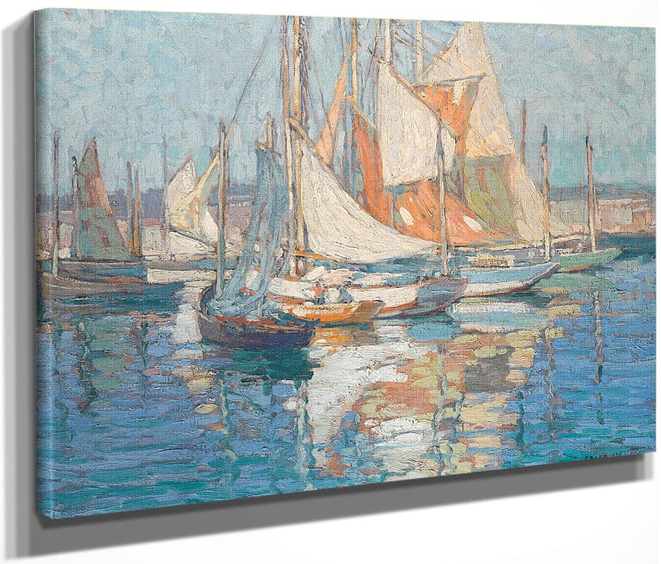 Concarneau Harbor By Edgar Payne