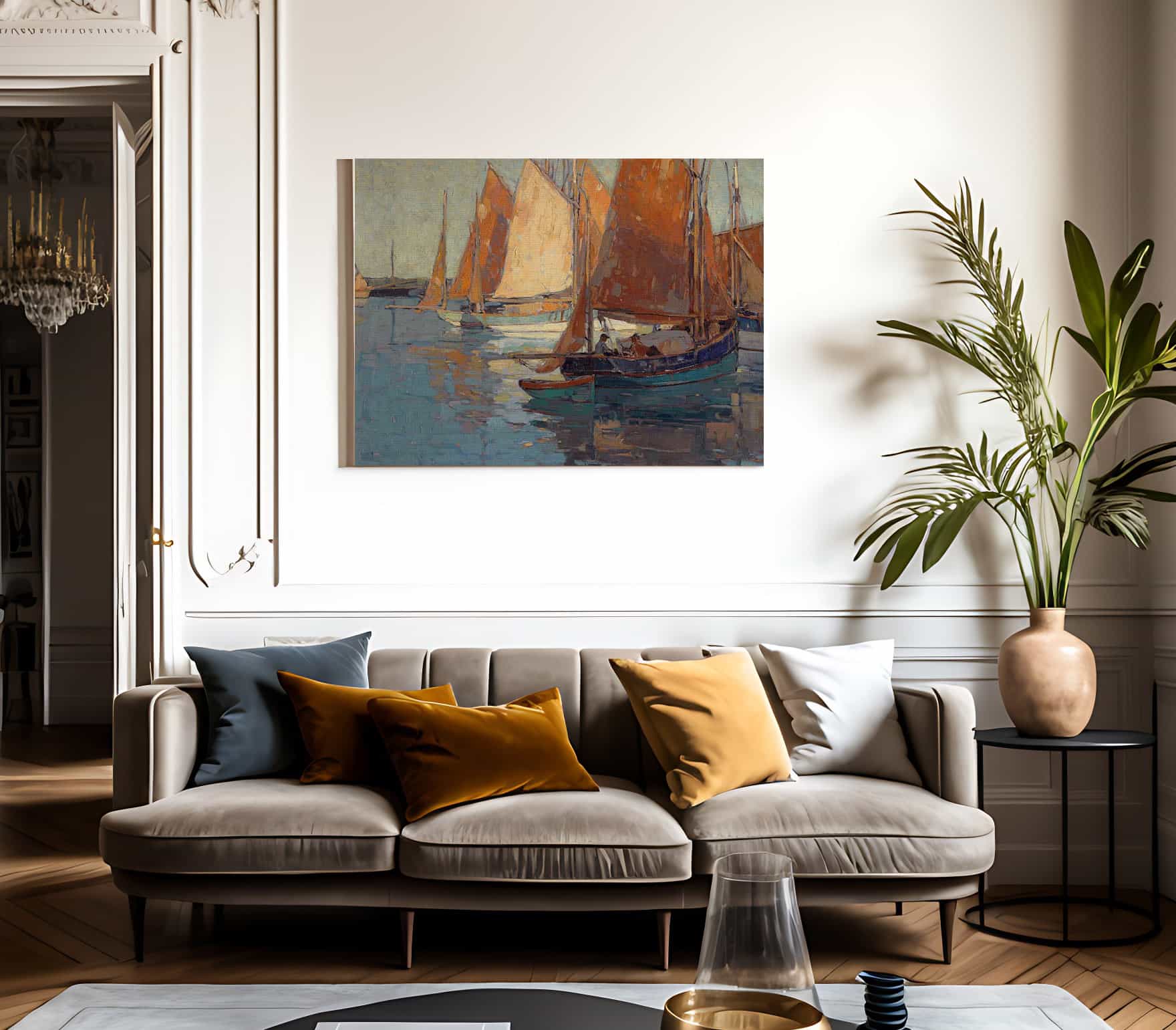 Concarneau Harbor By Edgar Payne1 - Image 3