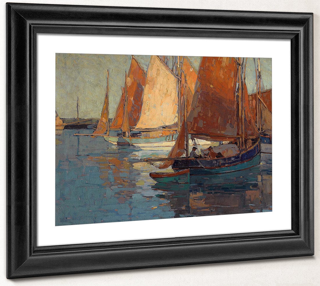 Concarneau Harbor By Edgar Payne1 - Image 4